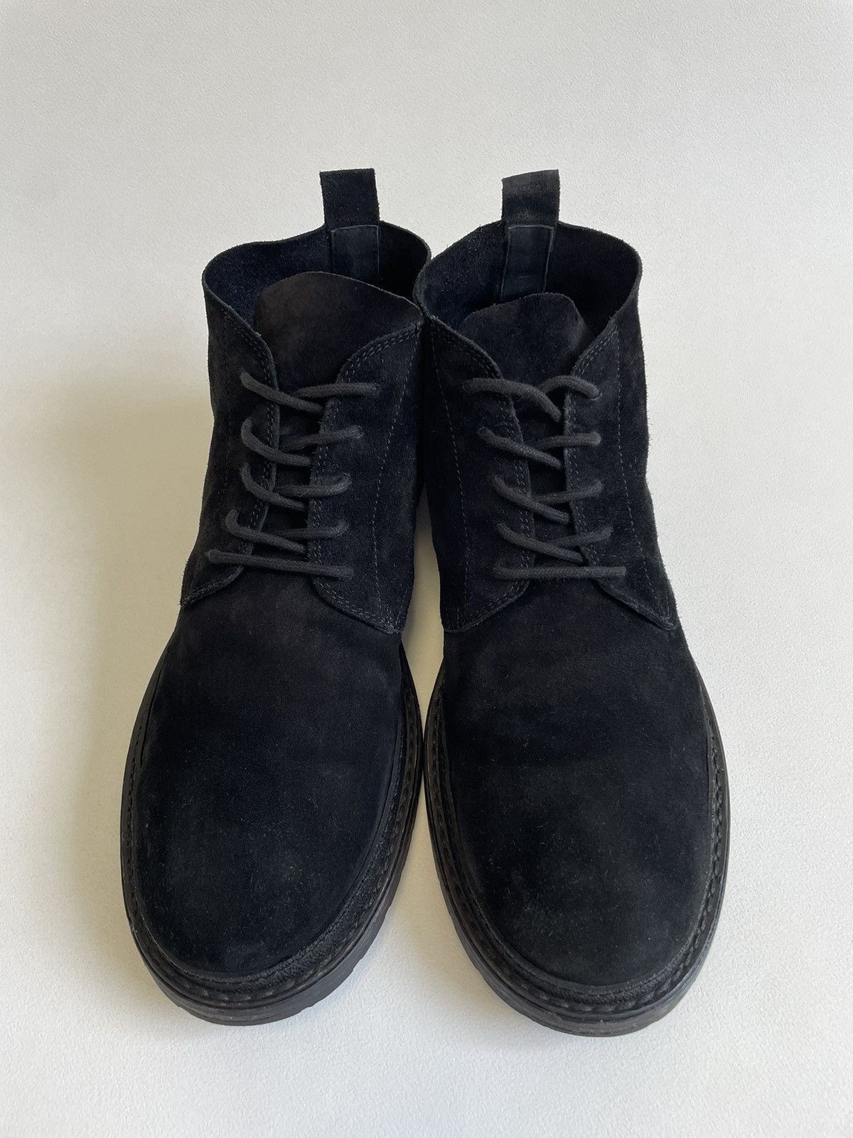 Ann Demeulemeester Early 2010s Black Suede Chukka Boots Size US 12 / EU 45 - 2 Thumbnail