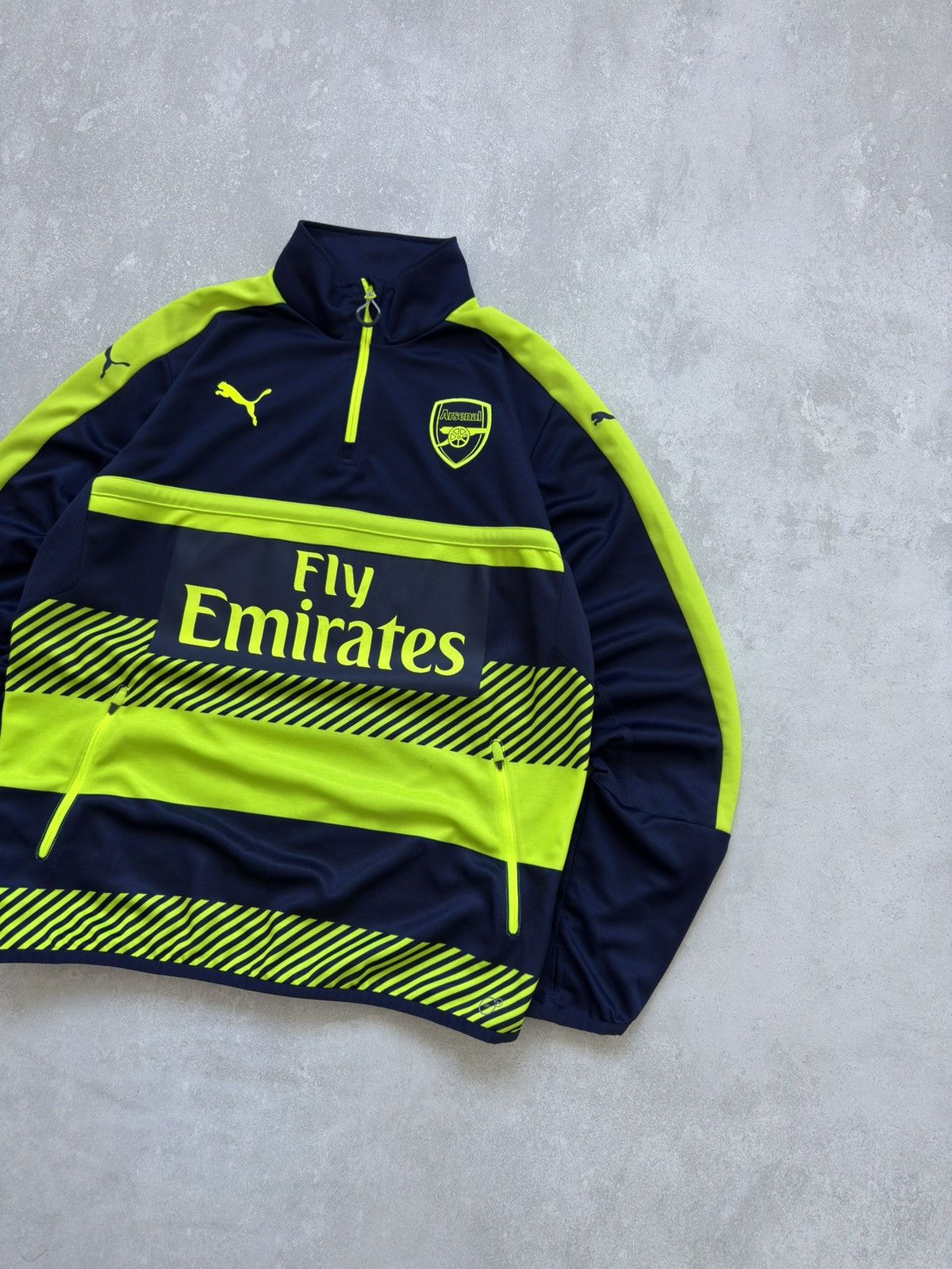 Puma Puma Arsenal 2016/2017 Training Top Track Jacket Long Sleeve Size US XL / EU 56 / 4 - 3 Thumbnail