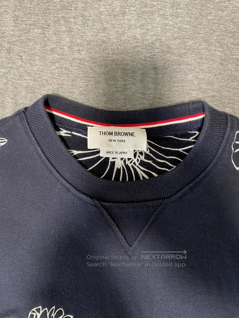 Thom Browne Thom Browne Cotton long-sleeve hoodie Size US L / EU 52-54 / 3 - 3 Thumbnail