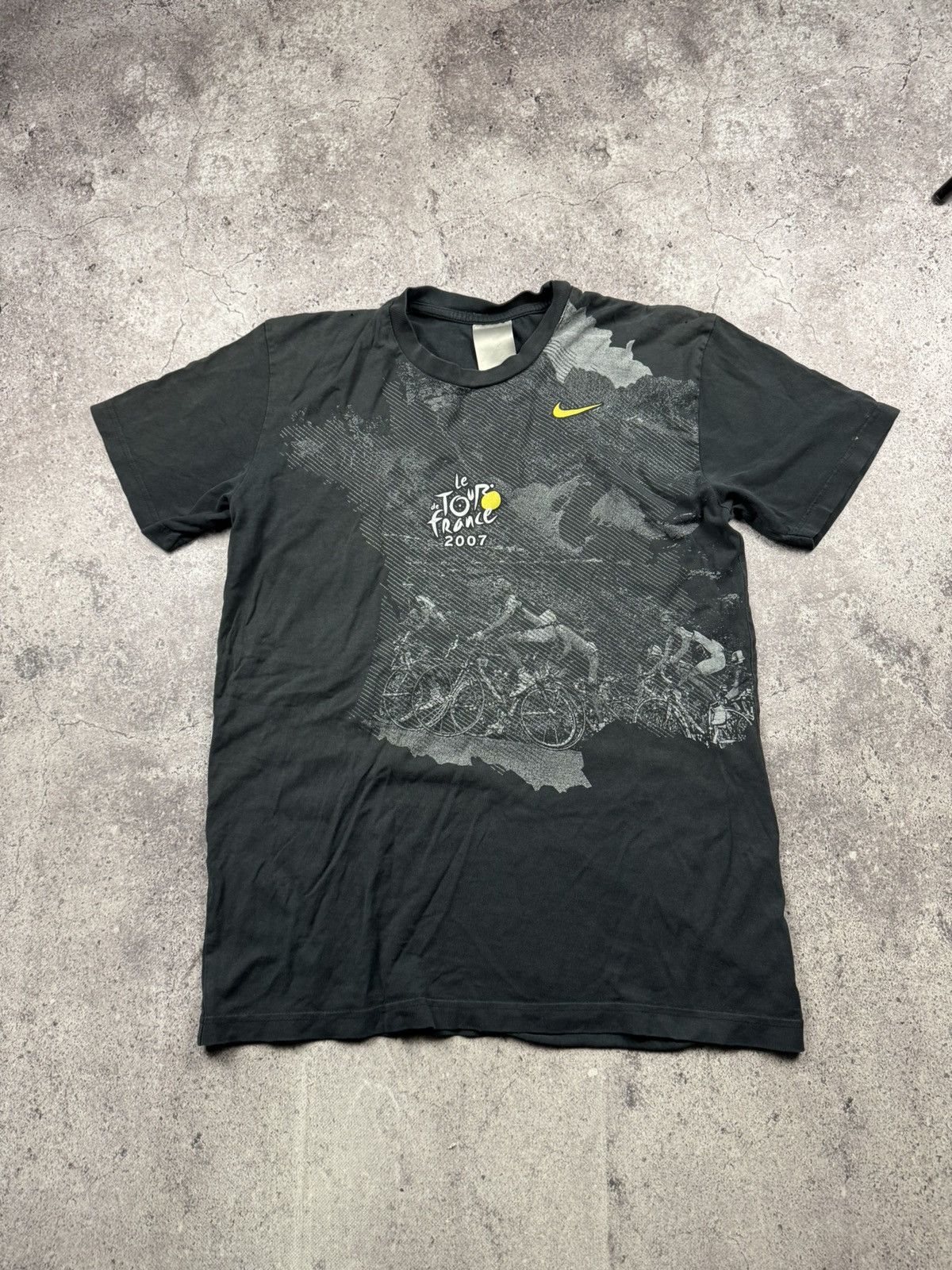 Nike Rare 2007 Vintage Nike Swoosh Bike Cycling Tour De France Size US M / EU 48-50 / 2 - 1 Thumbnail