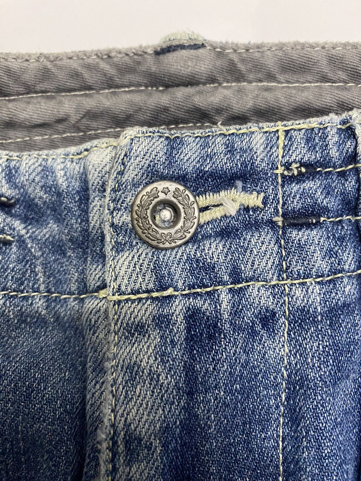 Helmut Lang BAGGY DENIM RAW-TEX UNITED ARROWS HELMUT LANG STYLE Size US 30 / EU 46 - 11 Thumbnail
