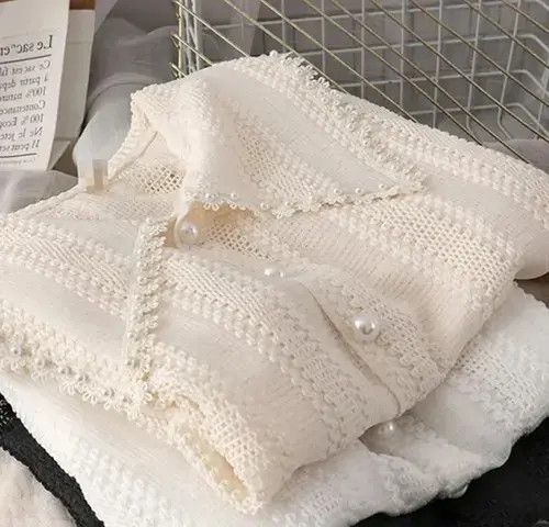 Japanese Brand × Vintage Fashion Hollow Out Peter Pan Collar Blouses Women Size ONE SIZE - 4 Thumbnail