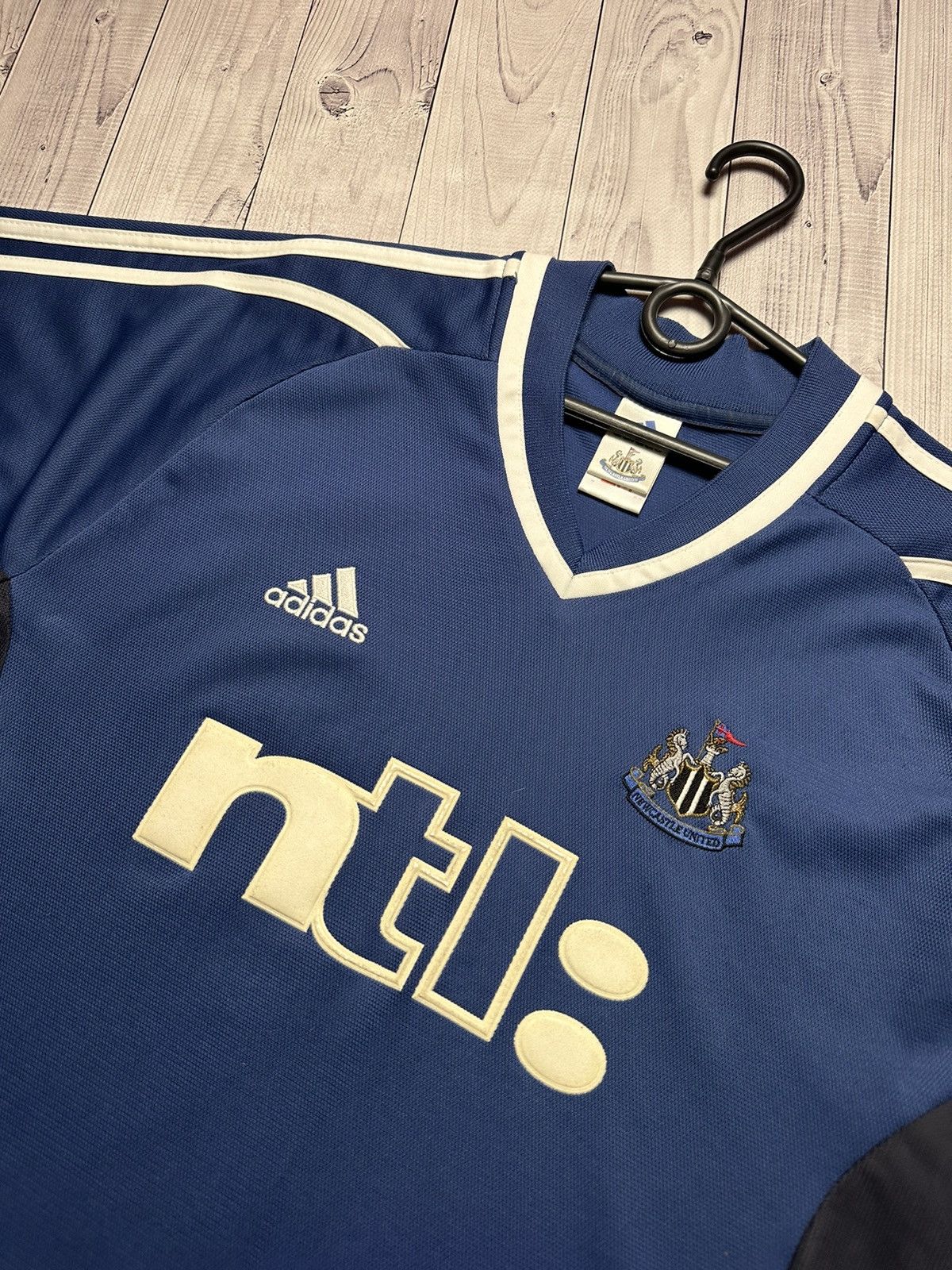Adidas × Vintage Vintage New Castle United soccer jersey adidas blue away M Size US M / EU 48-50 / 2 - 3 Thumbnail