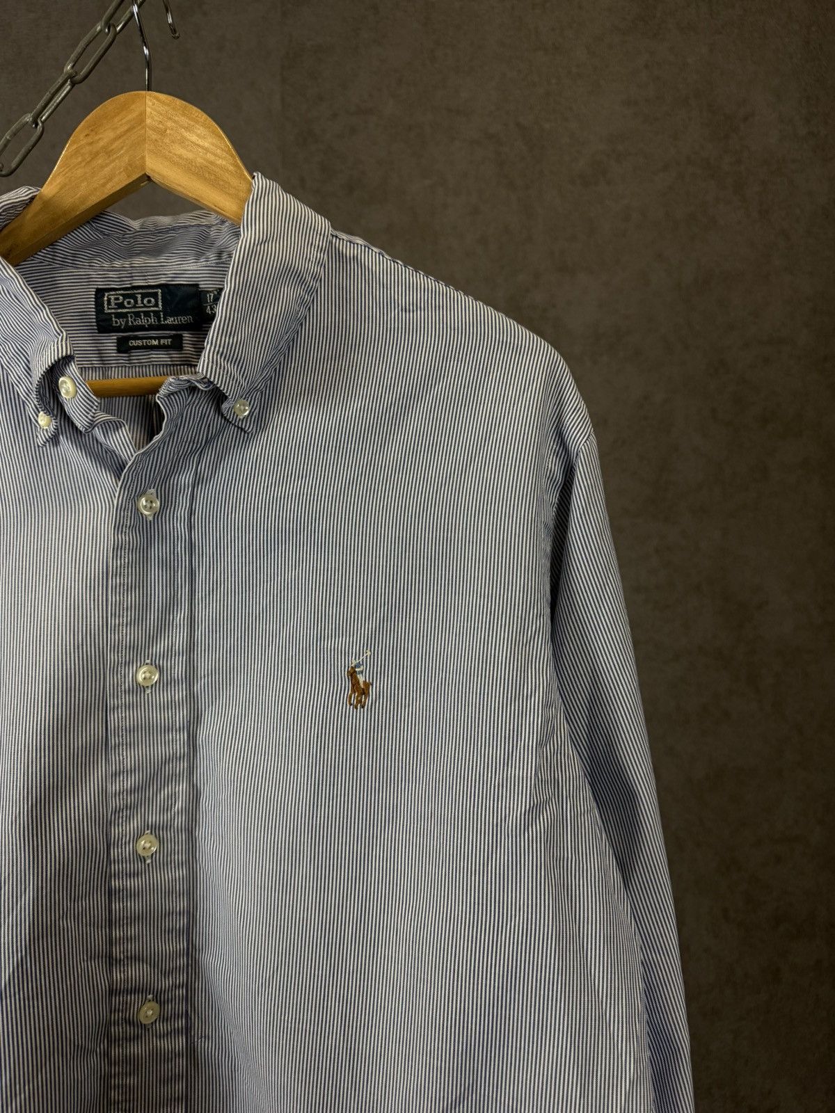 Polo Ralph Lauren Polo Ralph Lauren vintage designer logo striped shirt Size US L / EU 52-54 / 3 - 2 Thumbnail