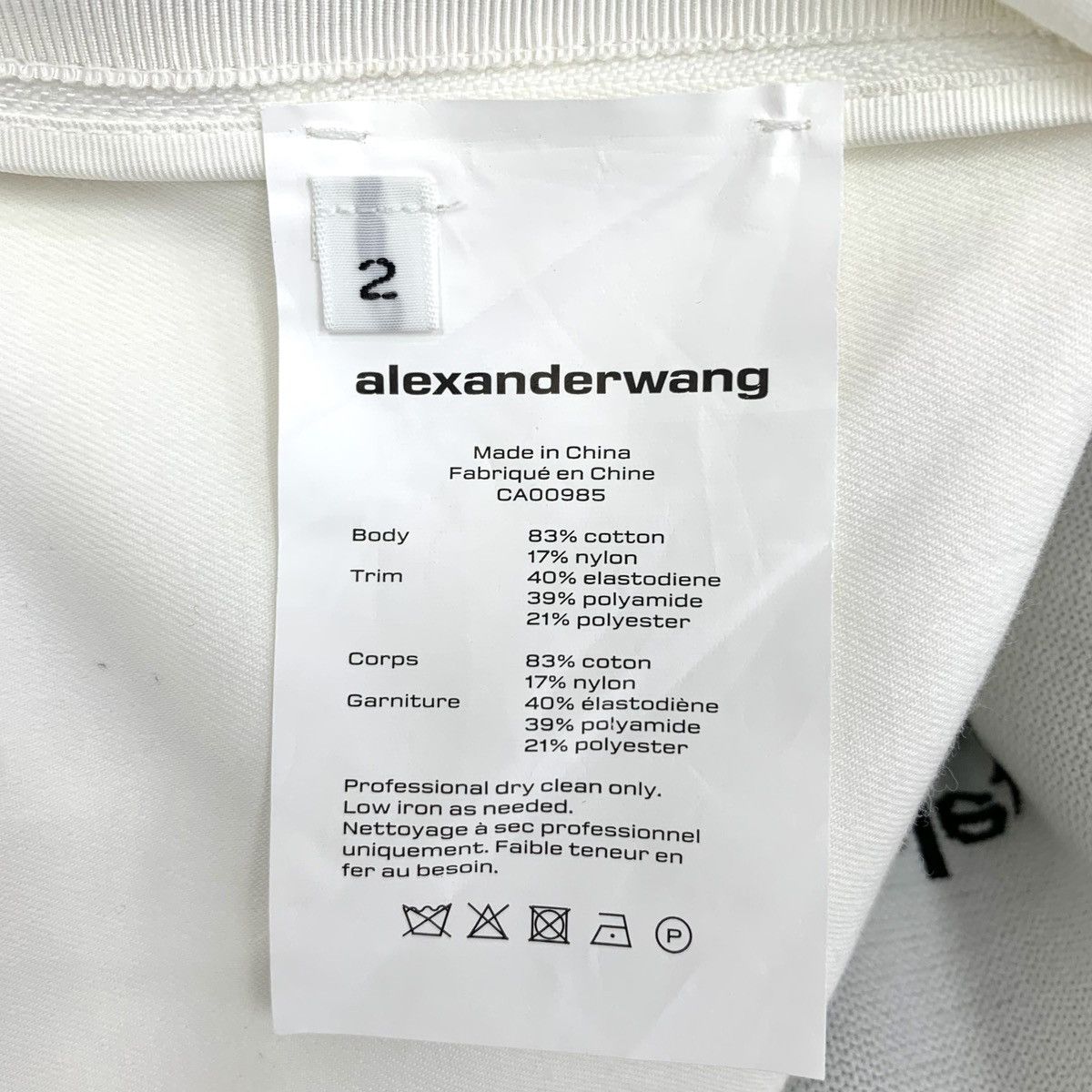 Alexander Wang Alexander Wang High Waist Logo Elastic Carrot Pants K26WX Size 26" / US 2 / IT 38 - 6 Thumbnail