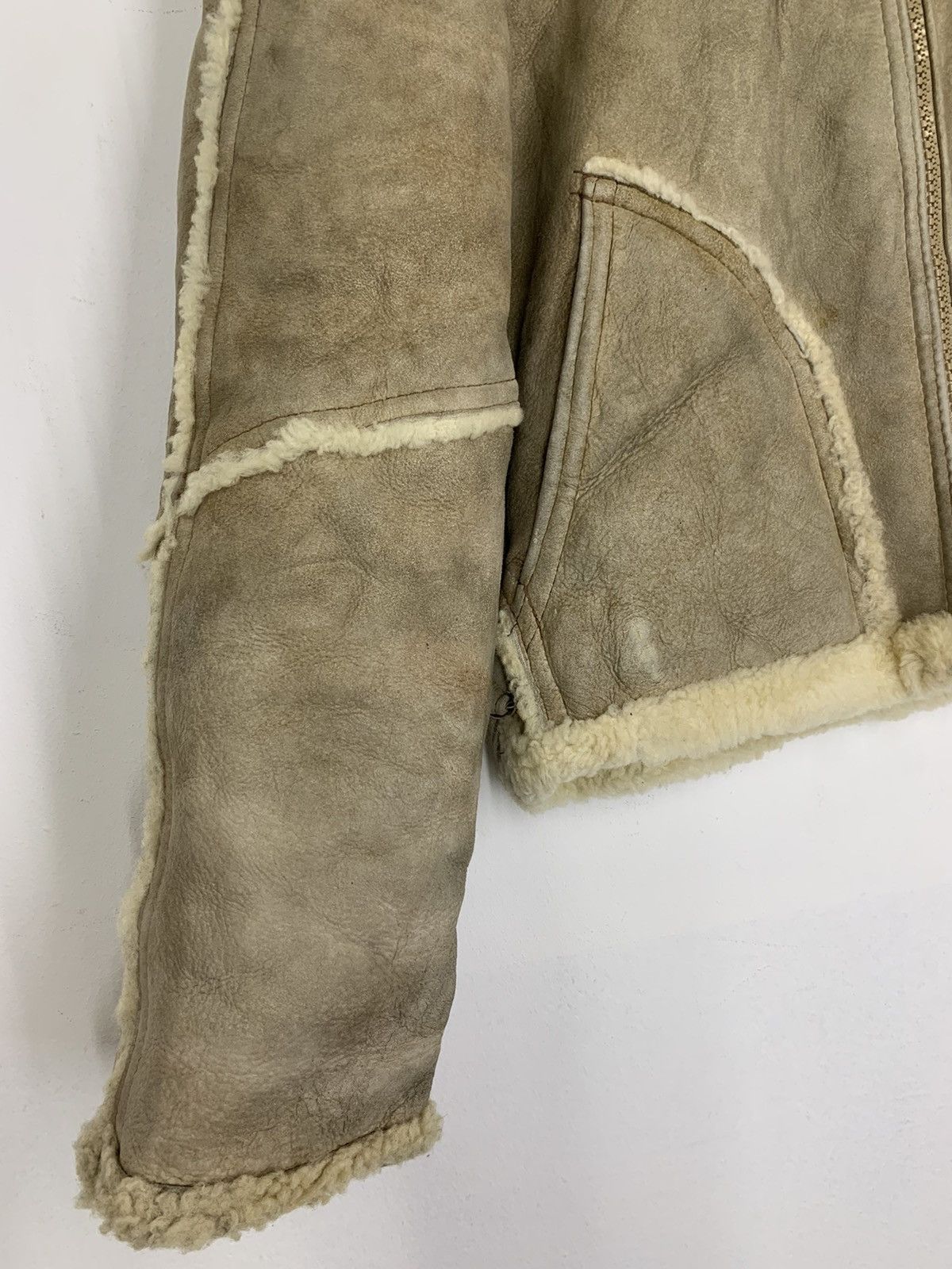 Schott Vintage 60s/70s Shearling Coat Real Sheepskin Tannery East Size US M / EU 48-50 / 2 - 6 Thumbnail