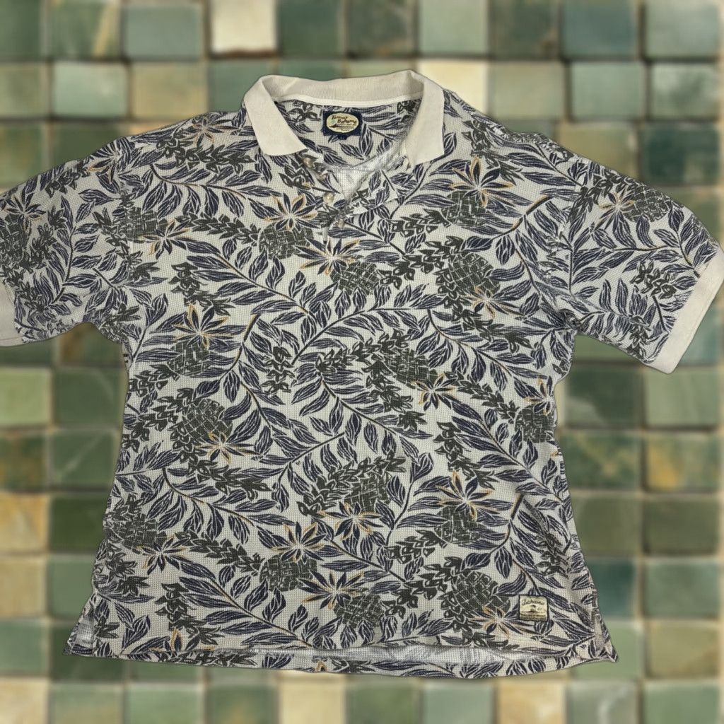 Tommy Bahama VINTAGE Tommy Bahama Polo Men’s XL Green Floral Leaf Pattern Waffle Shirt Mens XL Green Floral Leaf pattern Polo Size US XL / EU 56 / 4 - 1 Thumbnail