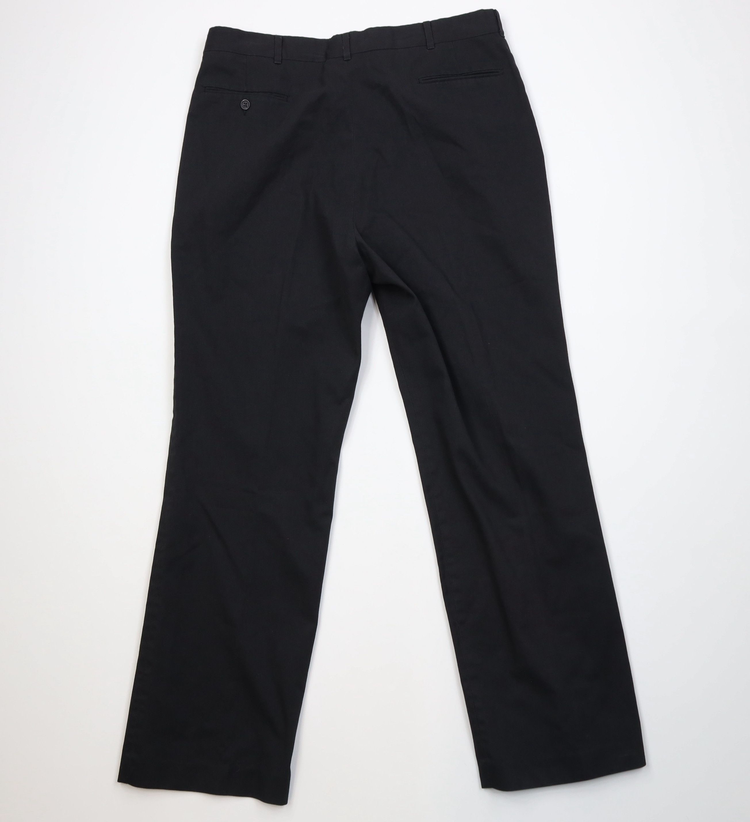 Vintage Vintage 70s Streetwear Flared Wide Leg Chino Pants Black USA Size US 36 / EU 52 - 10 Thumbnail