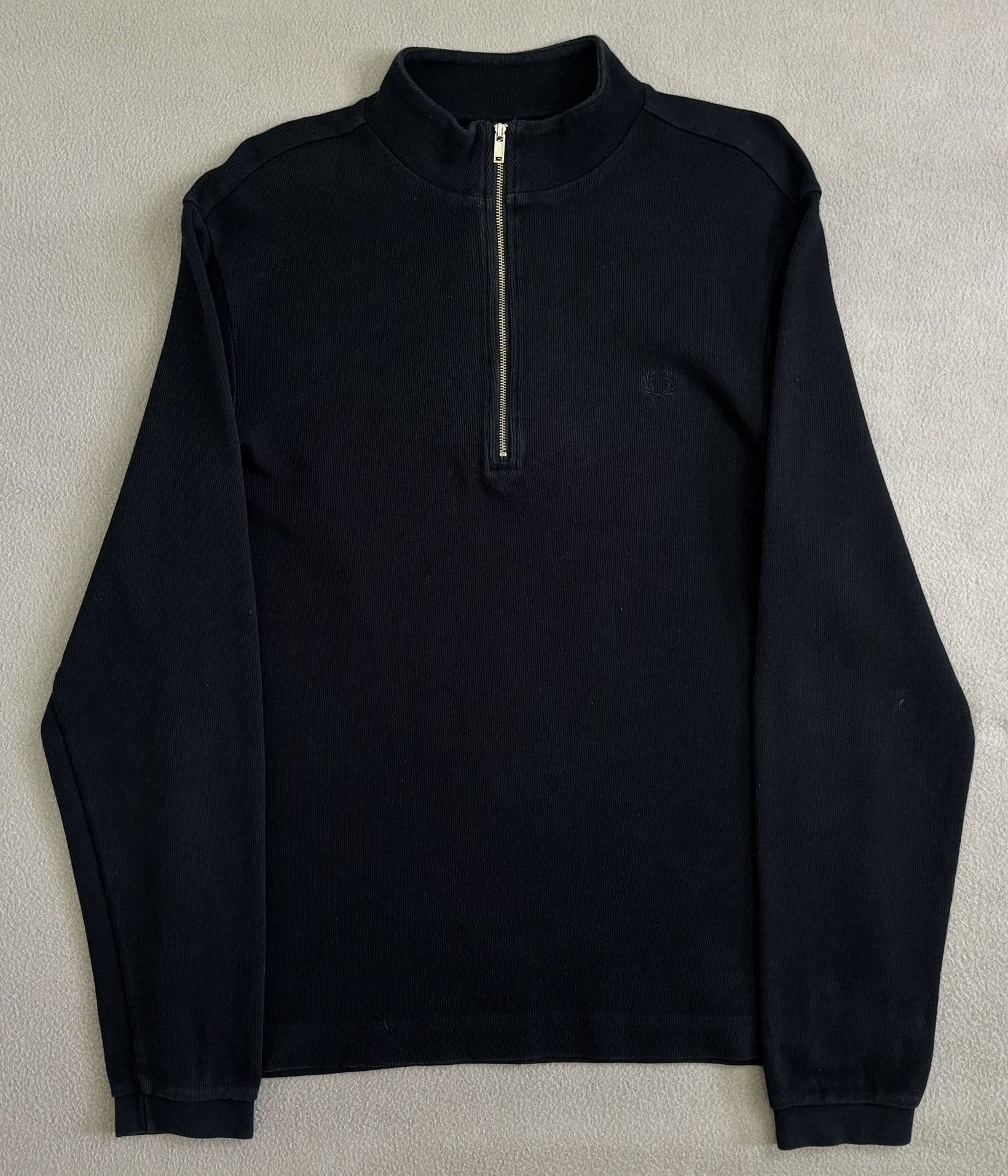 Fred Perry Fred Perry 1/4 zip black sweatshirt medium Size US M / EU 48-50 / 2 - 5 Thumbnail