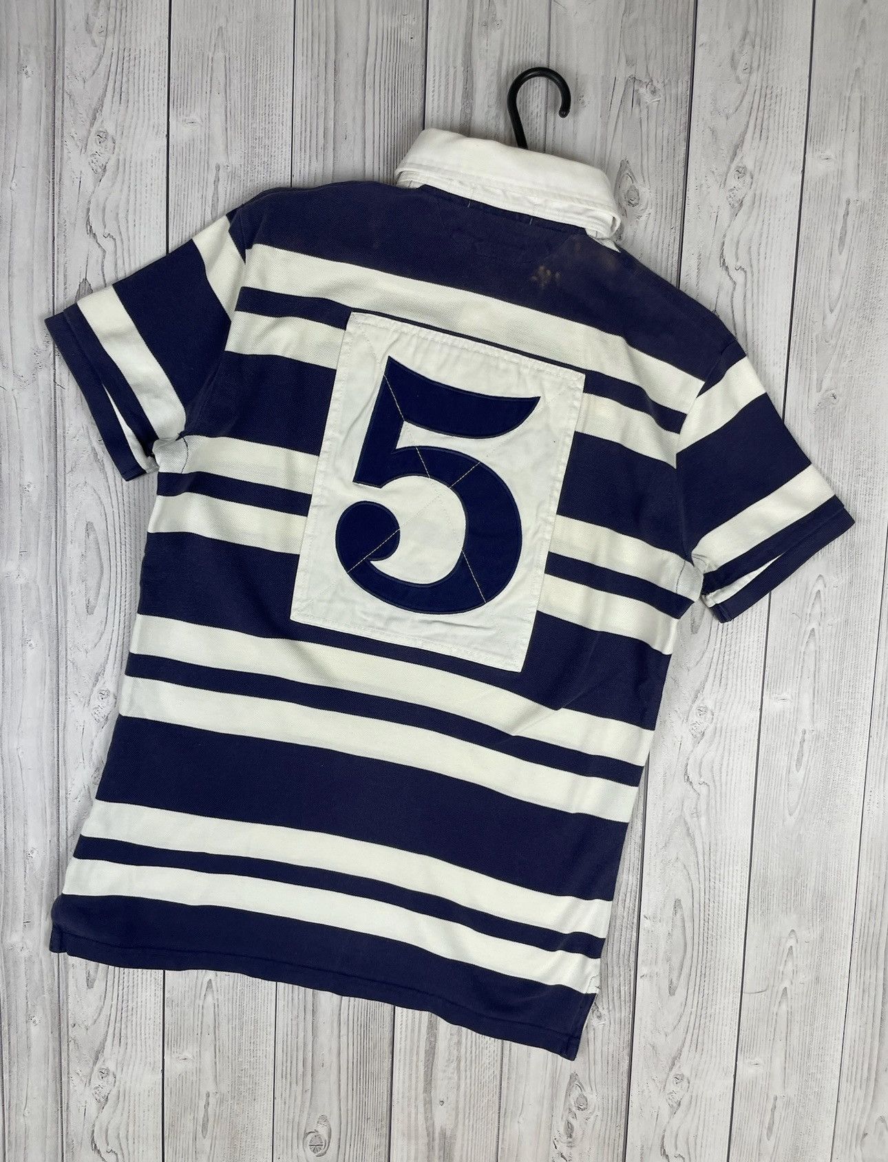 Polo Ralph Lauren Vintage polo ralph lauren striped jersey rugby size M Size US M / EU 48-50 / 2 - 1 Thumbnail