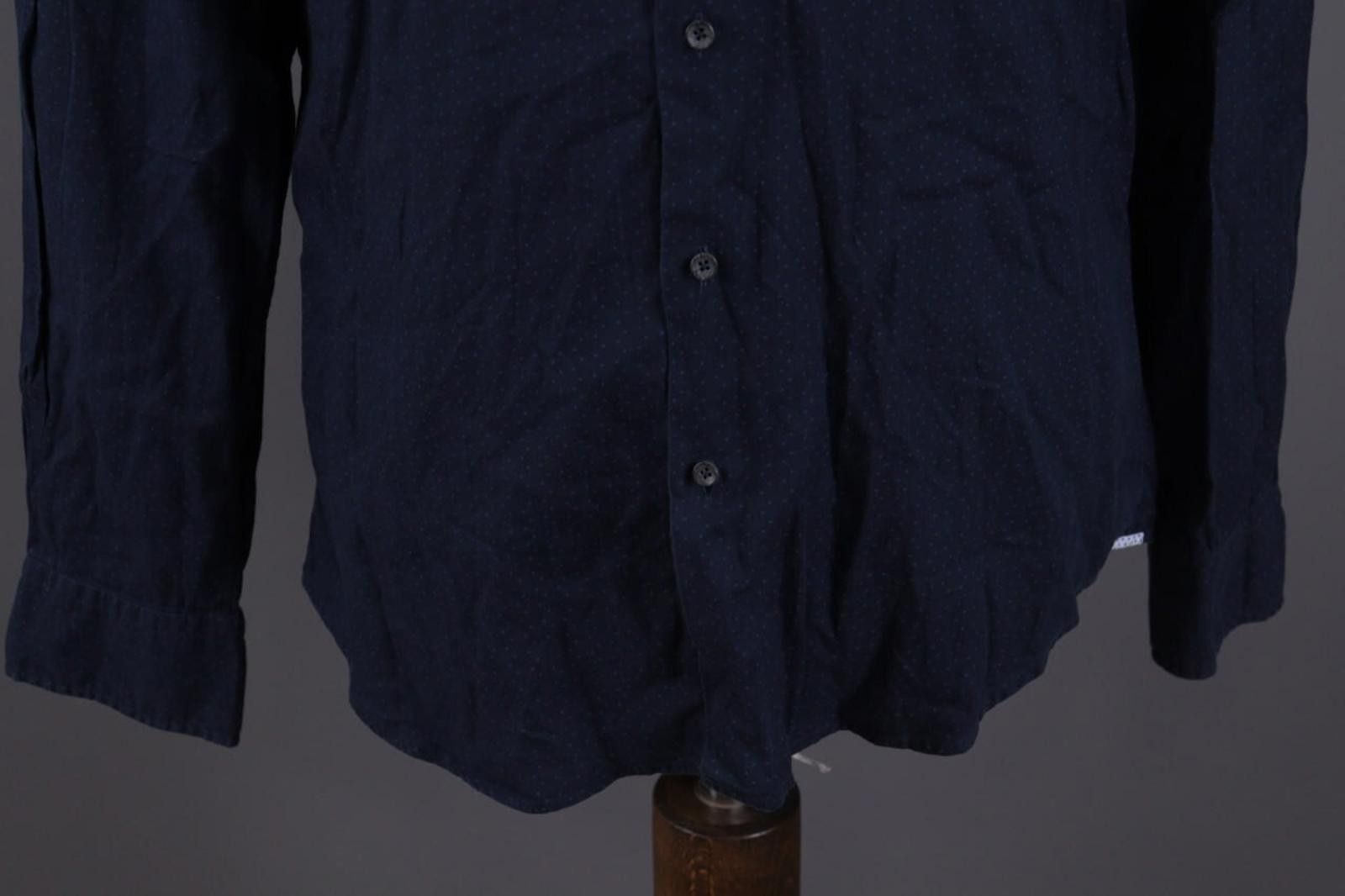 L.B.M. 1911 L.B.M. 1911 Blue Dotted Button Down Shirt Size 42 / 16 1/2 Size US M / EU 48-50 / 2 - 3 Thumbnail