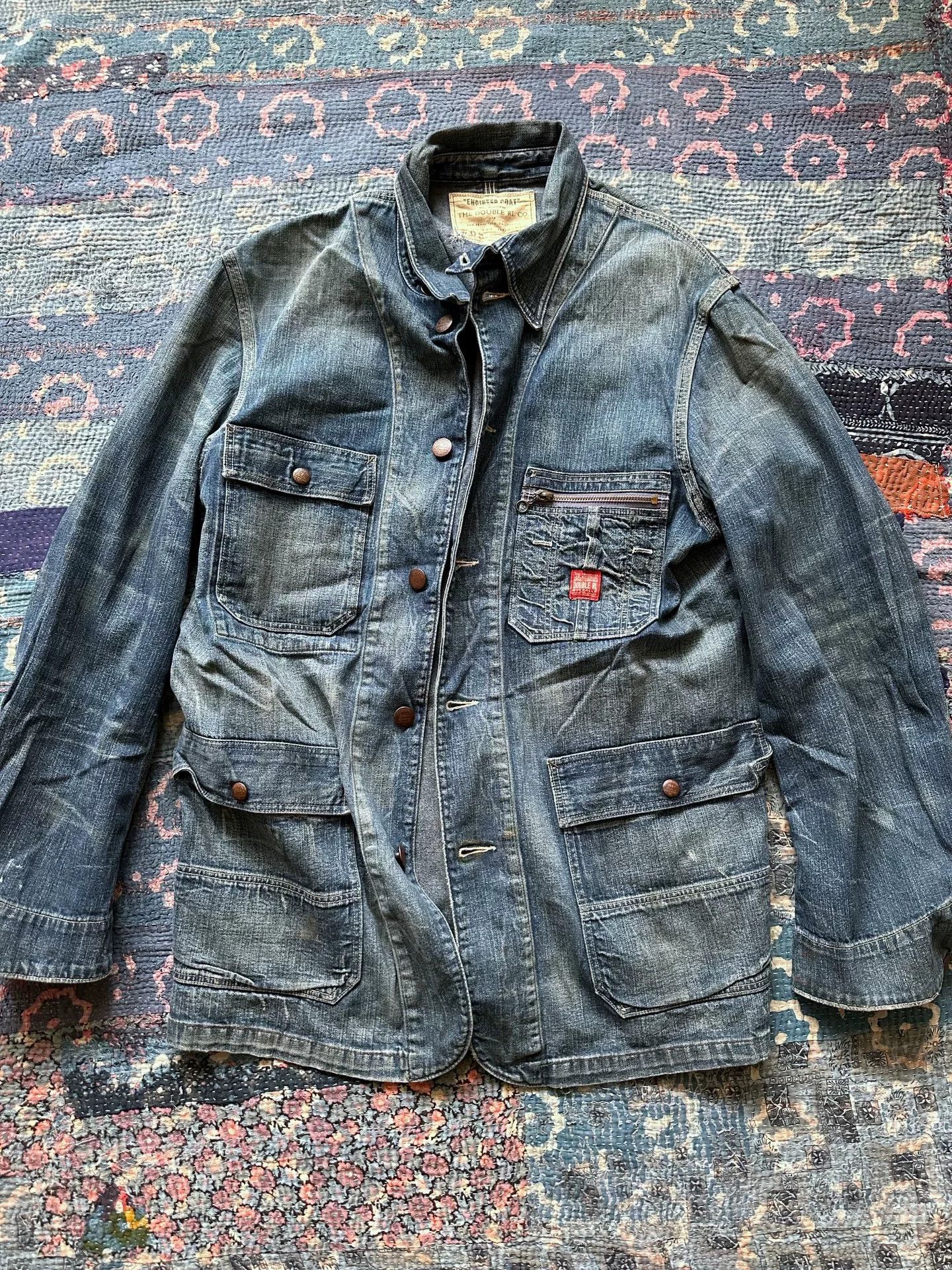 RRL Ralph Lauren RRL Vintage Wash Denim Jacket Size US L / EU 52-54 / 3 - 1 Thumbnail