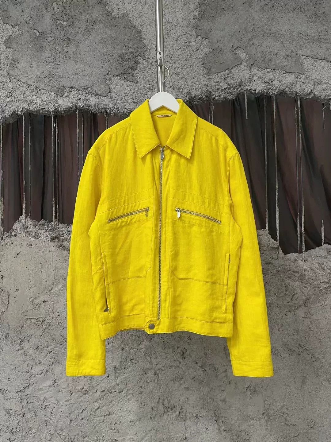 Hermes Hermes Lemon Yellow Denim Jacket Size US M / EU 48-50 / 2 - 1 Thumbnail
