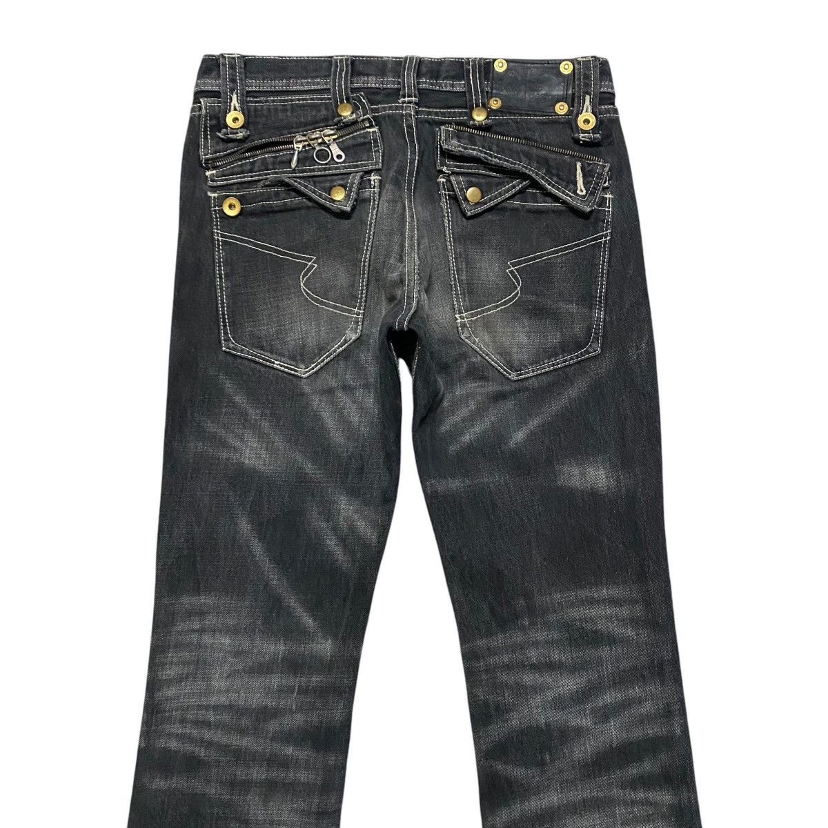 semanticdesign Semantic Design Black Clawmark Denim Jeans Size US 31 - 11 Thumbnail