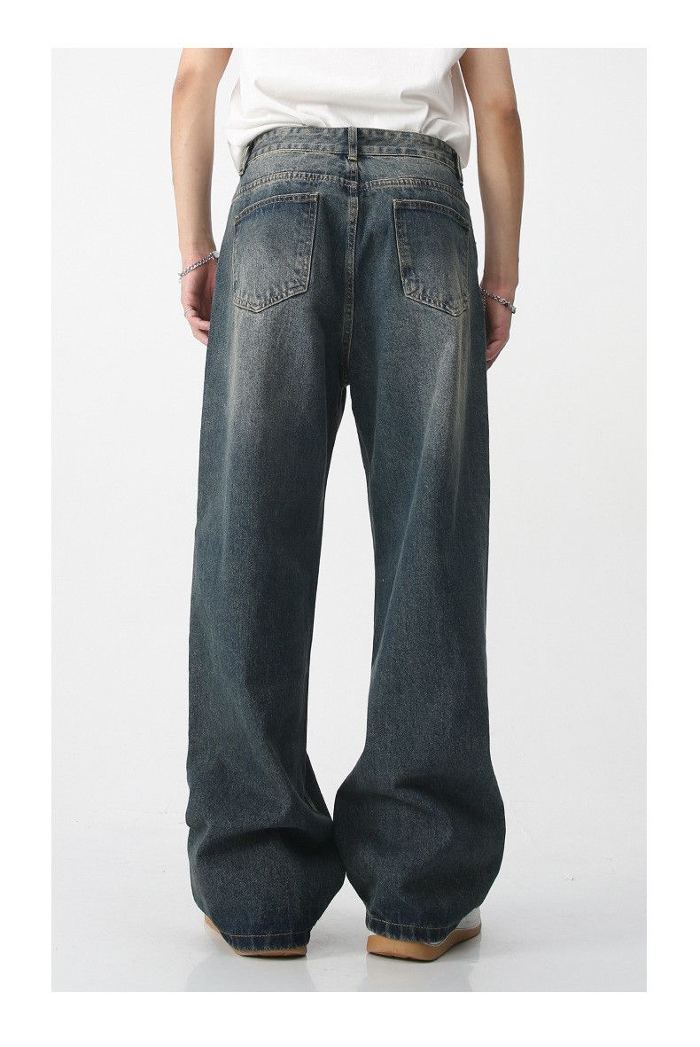 Japanese Brand × Jean Casual straight-leg vintage distressed jeans Size US 32 / EU 48 - 7 Thumbnail