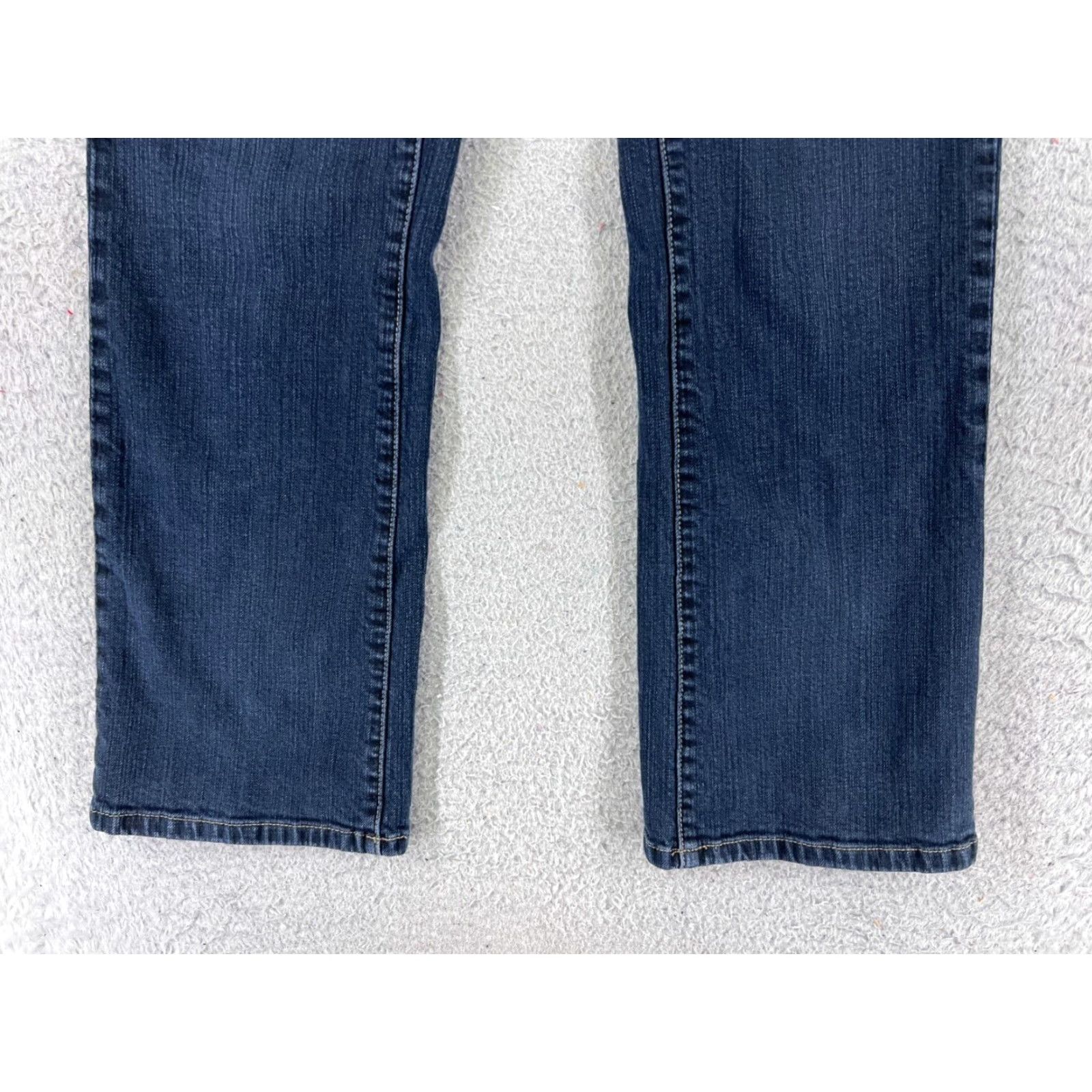 Vintage VINTAGE Chicos Jeans Womens 0 Blue Denim Bootcut Cotton Blend Mid 24x26 Size 25" / US 0 / IT 36 - 2 Thumbnail