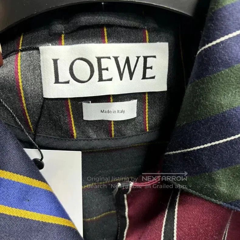 Loewe Loewe Colorblock Stripe Logo Shirt Jacket. Size US XS / EU 42 / 0 - 3 Thumbnail