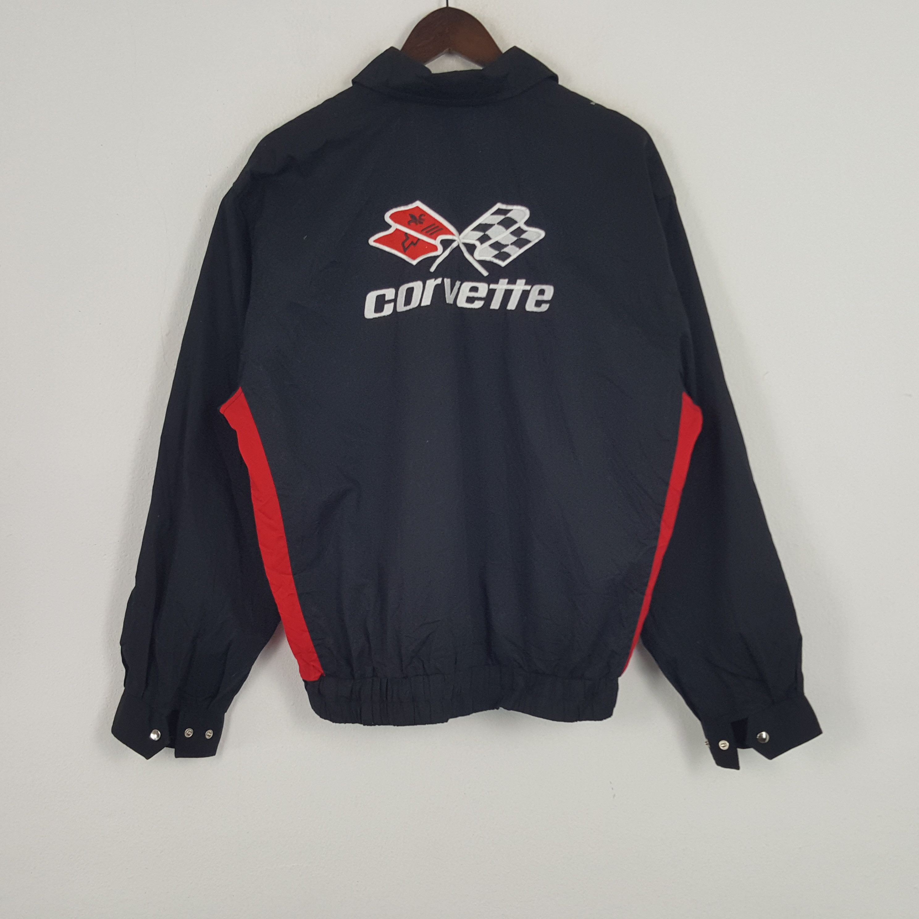 Chevrolet × Vintage Vintage Corvette Racing Sport Windbreaker Jacket Size US XL / EU 56 / 4 - 1 Thumbnail