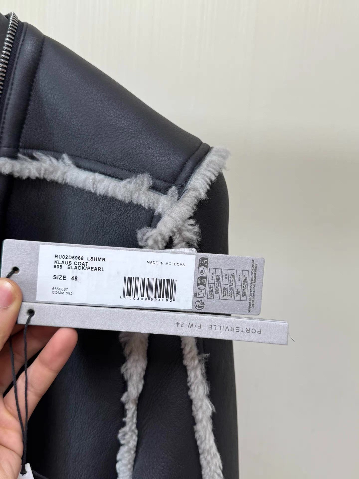 Rick Owens Rick Owens 24FW KLAUS COAT Reversible shearling coat Q8 Size US M / EU 48-50 / 2 - 4 Thumbnail