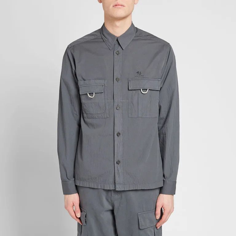 o1y0824 Button Up Shirt in Dark Grey