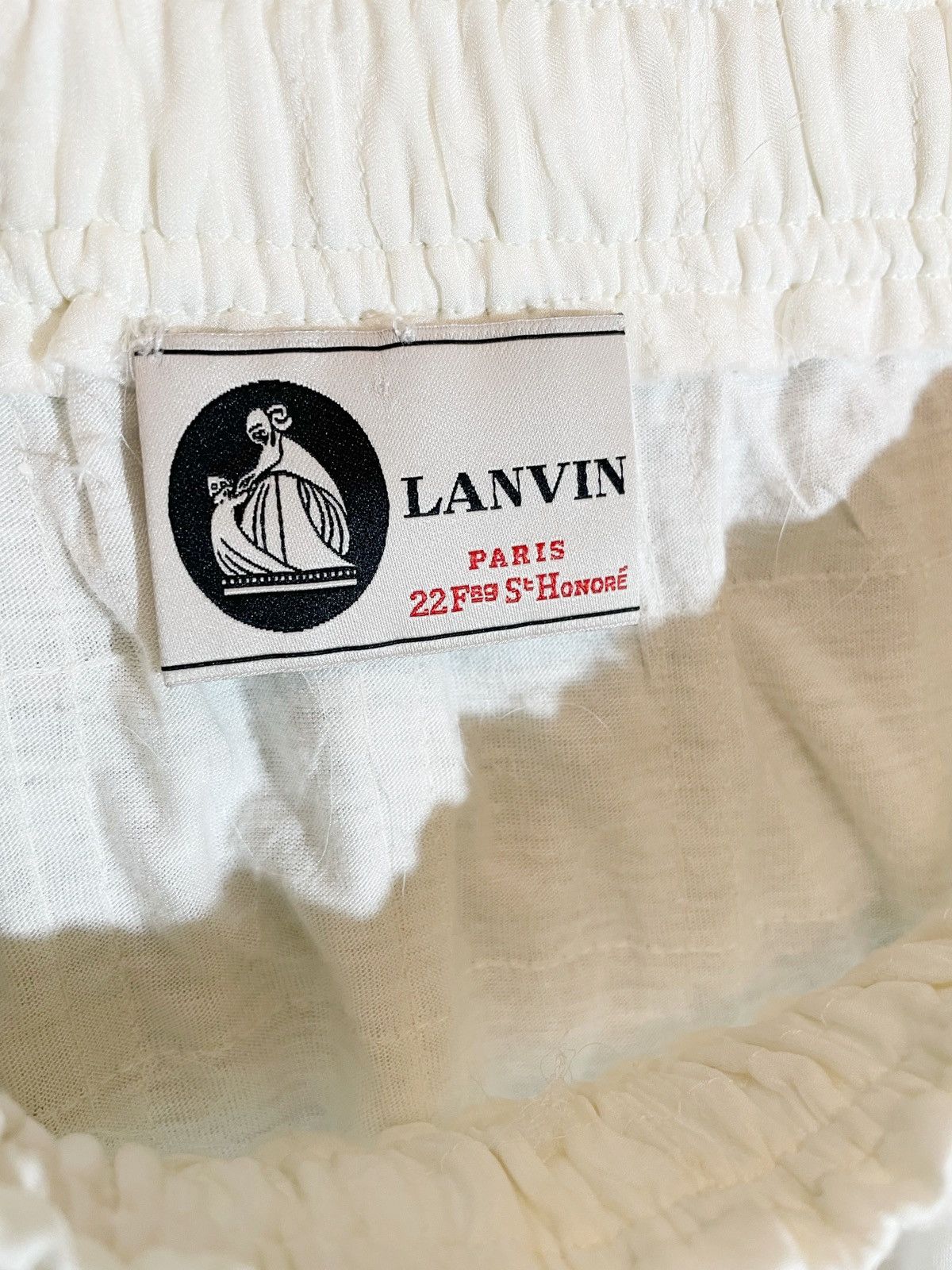 Designer × Lanvin Lanvin Women Viscose/Silk & Brass White Skirt Size M RiRi Size 27" / US 4 / IT 40 - 6 Thumbnail