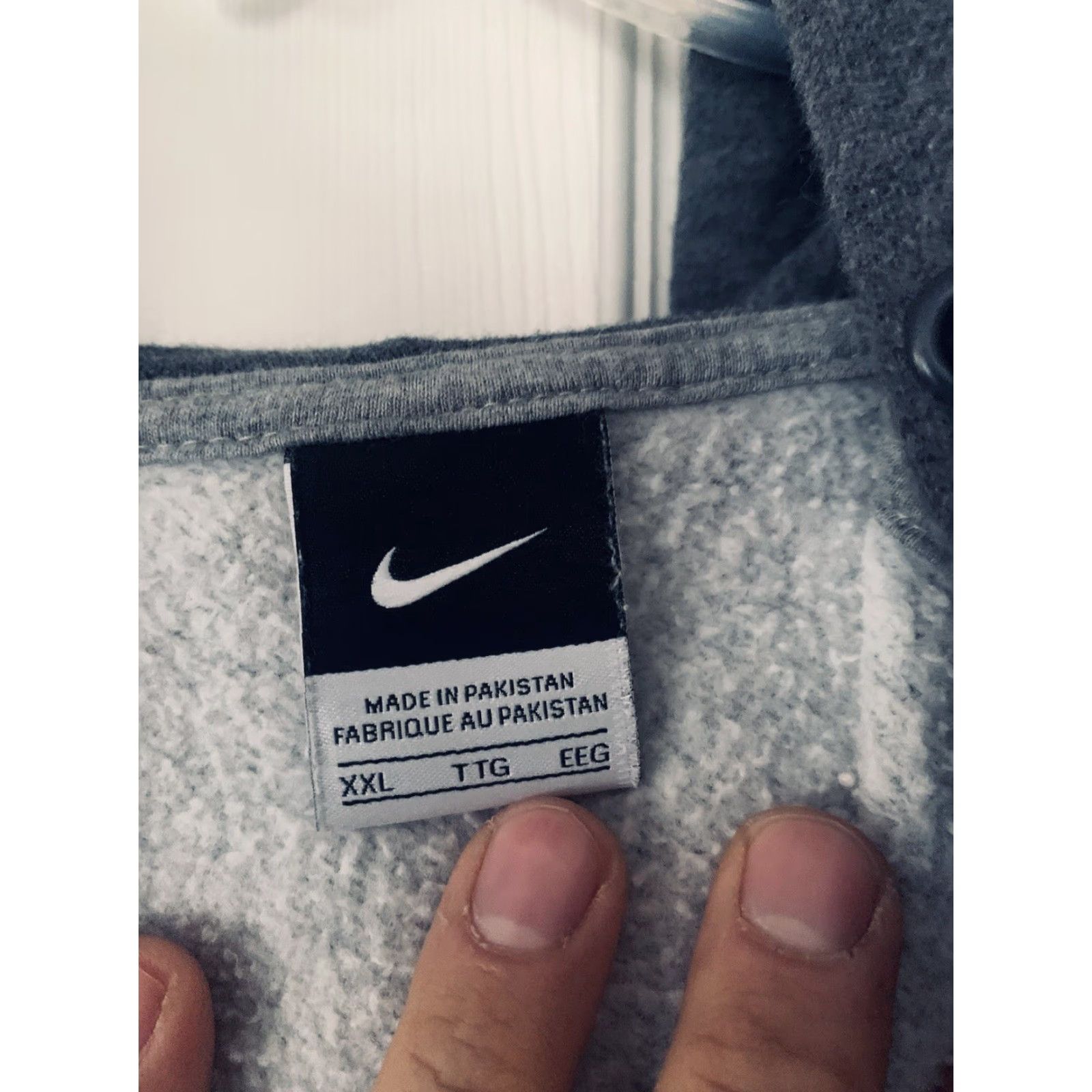 Nike nike full zip hoodie 2XL mens Grey Size US XXL / EU 58 / 5 - 2 Thumbnail