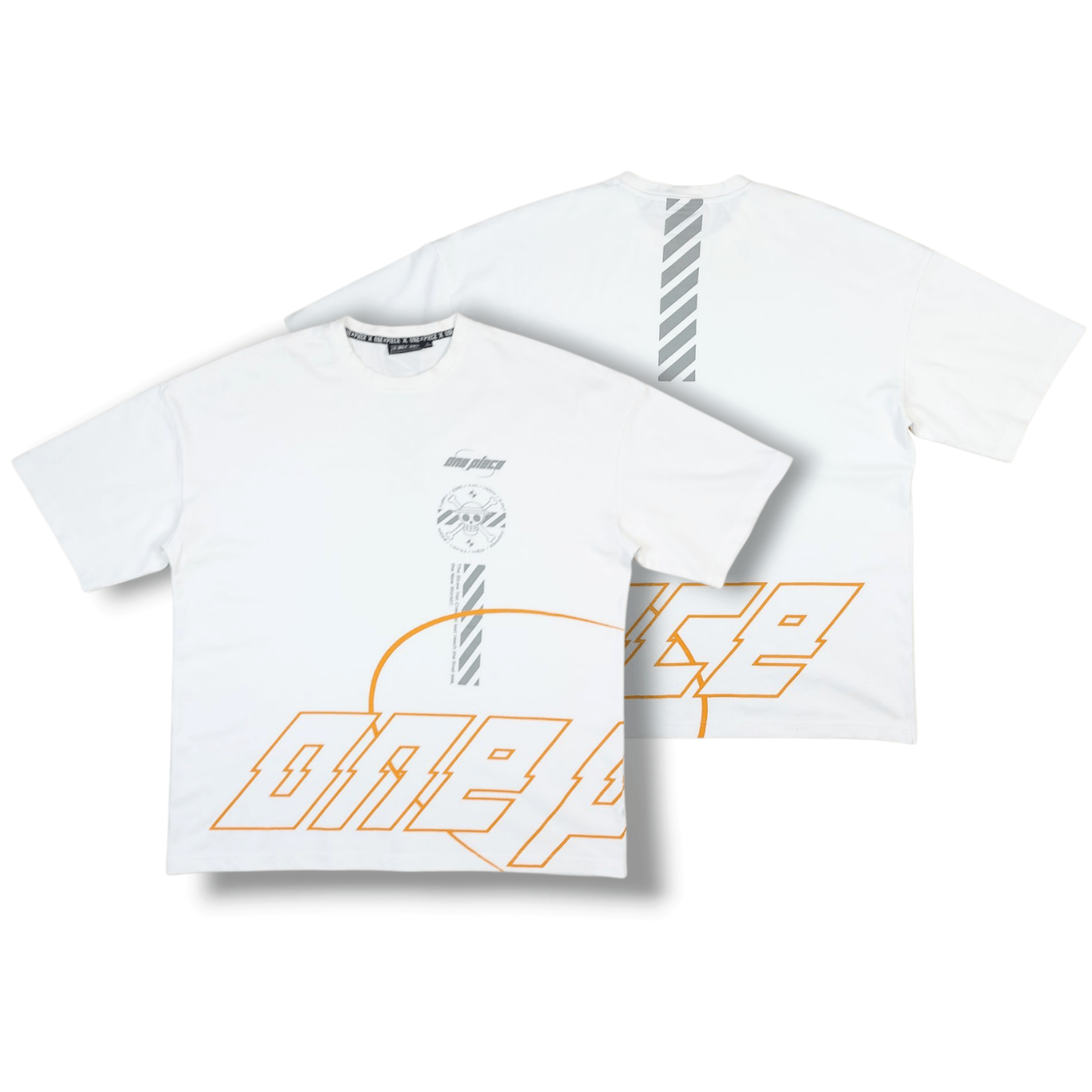 Anime × One Piece × Vintage Vintage One Piece Logo Reflective TEE Size US XL / EU 56 / 4 - 1 Thumbnail
