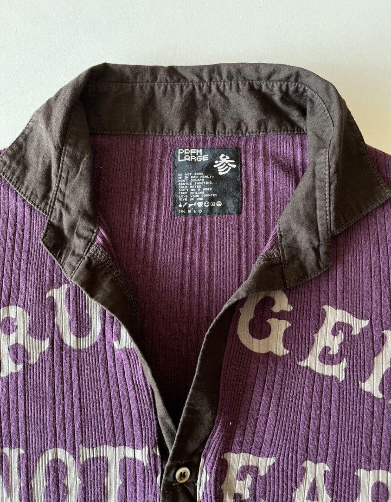 Japanese Brand × Vintage Vintage PPFM Grunge Not Dead Shirt Size XXS / US 00 / IT 34 - 3 Thumbnail
