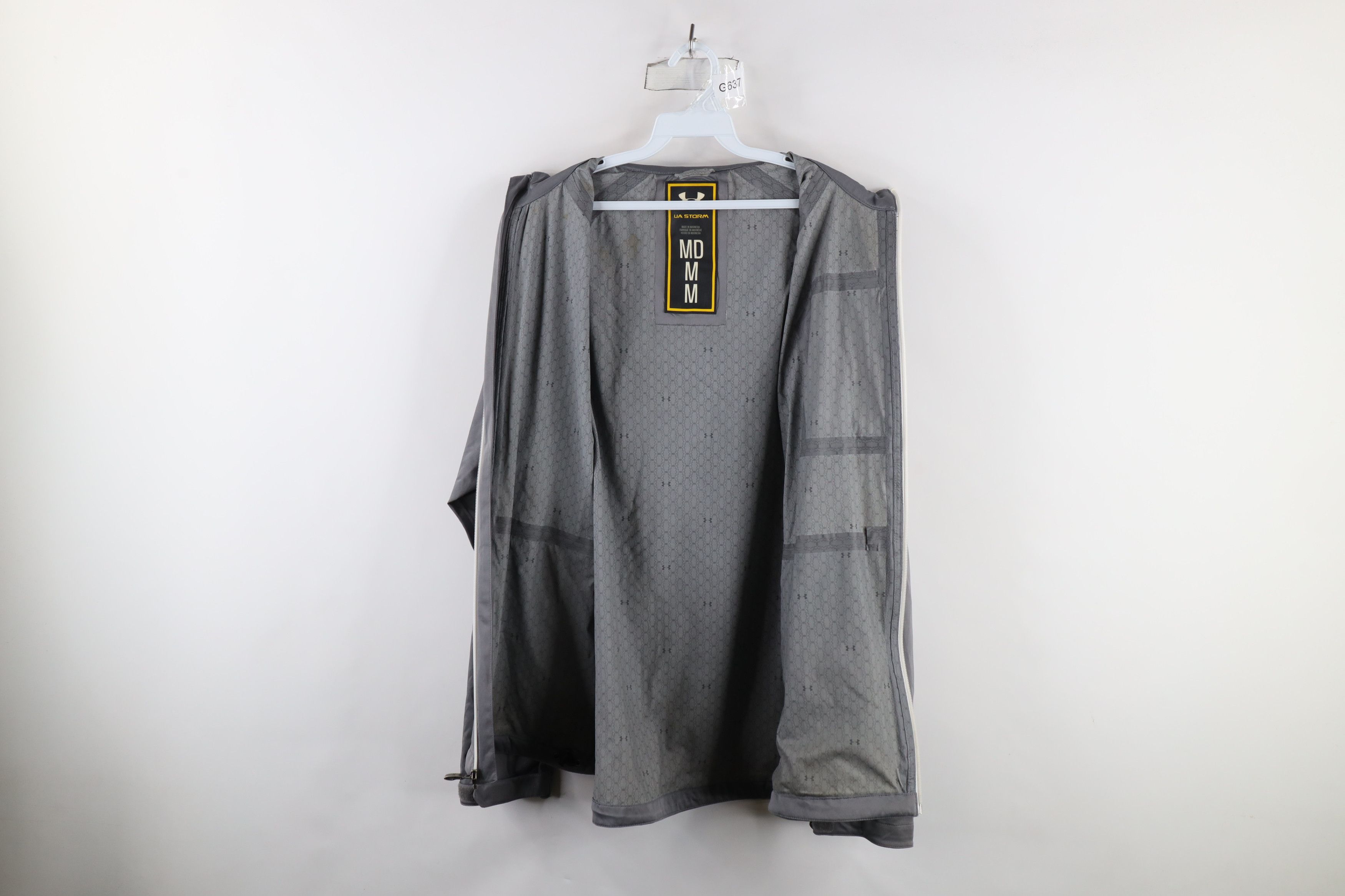 Under Armour × Vintage Under Armour Storm Waterproof Full Zip Rain Jacket Gray Size US M / EU 48-50 / 2 - 11 Thumbnail