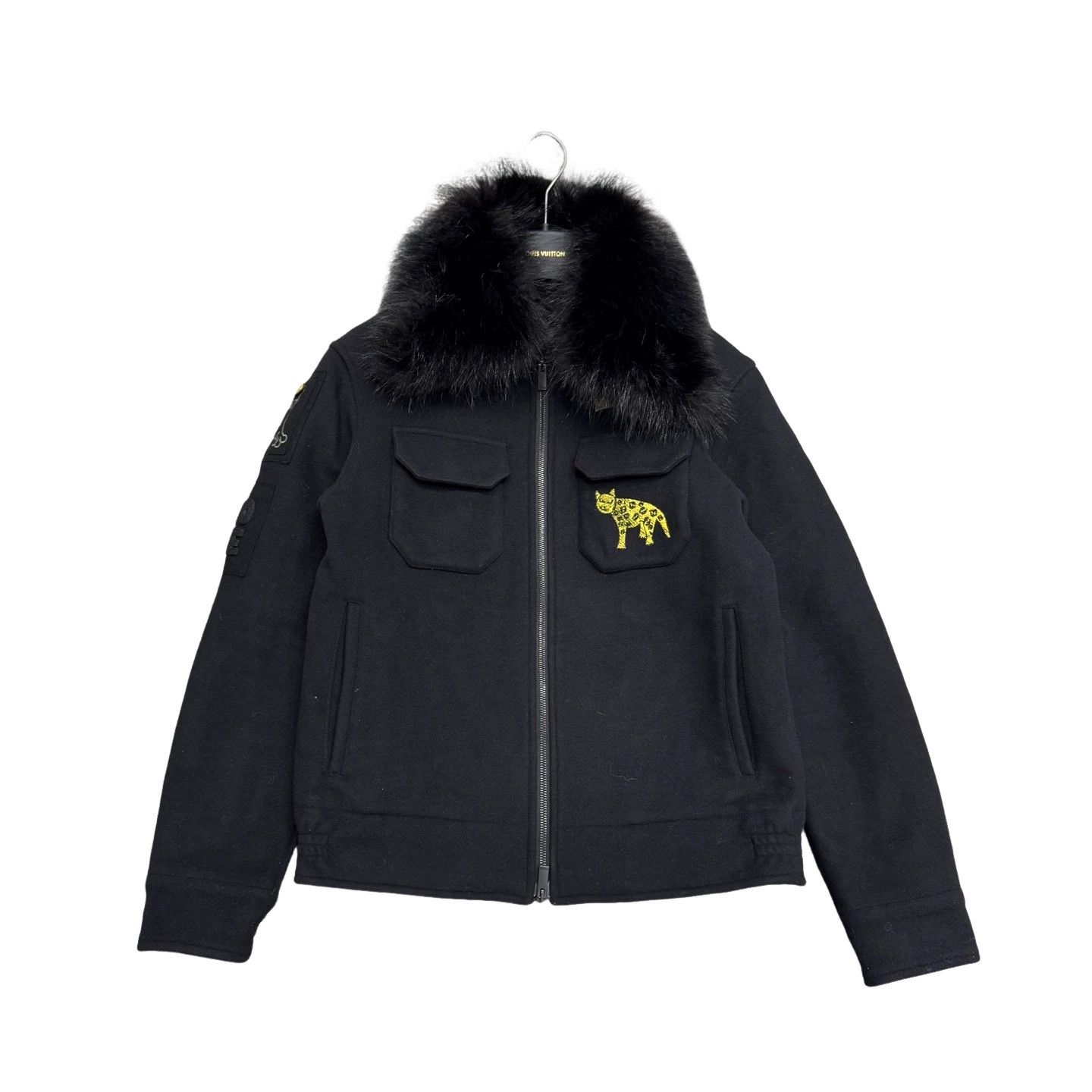 Fendi Fendi Monster Embroidery Fur Collar Bomber Jacket Size 46 Size US S / EU 44-46 / 1 - 1 Thumbnail