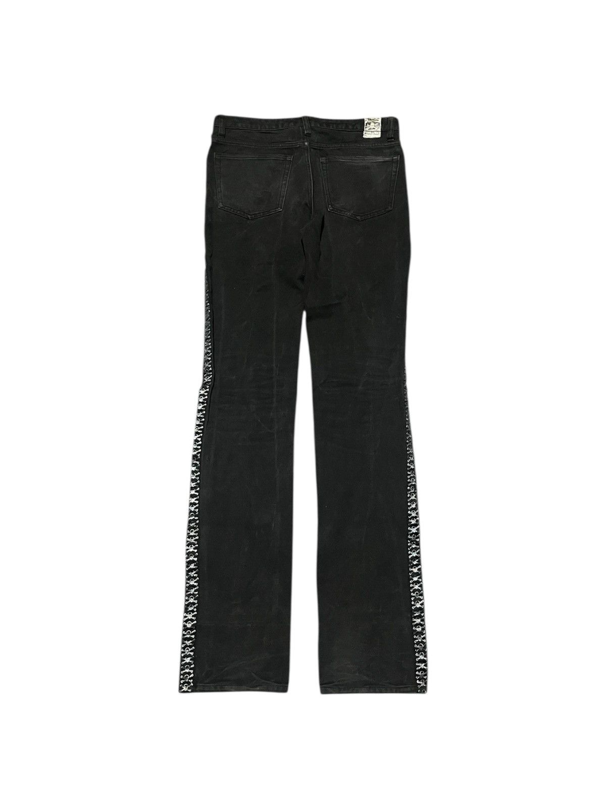 Super Lovers Super Lover Side Stripe Logo Black Jean Size US 29 - 2 Thumbnail
