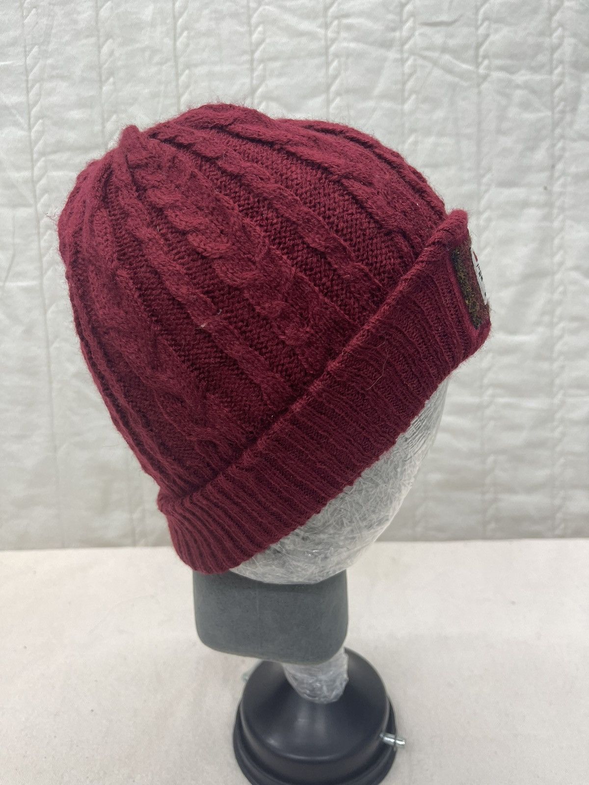 Harris Tweed HARRIS TWEED KNIT PATCHED BEANIE Size ONE SIZE - 3 Thumbnail