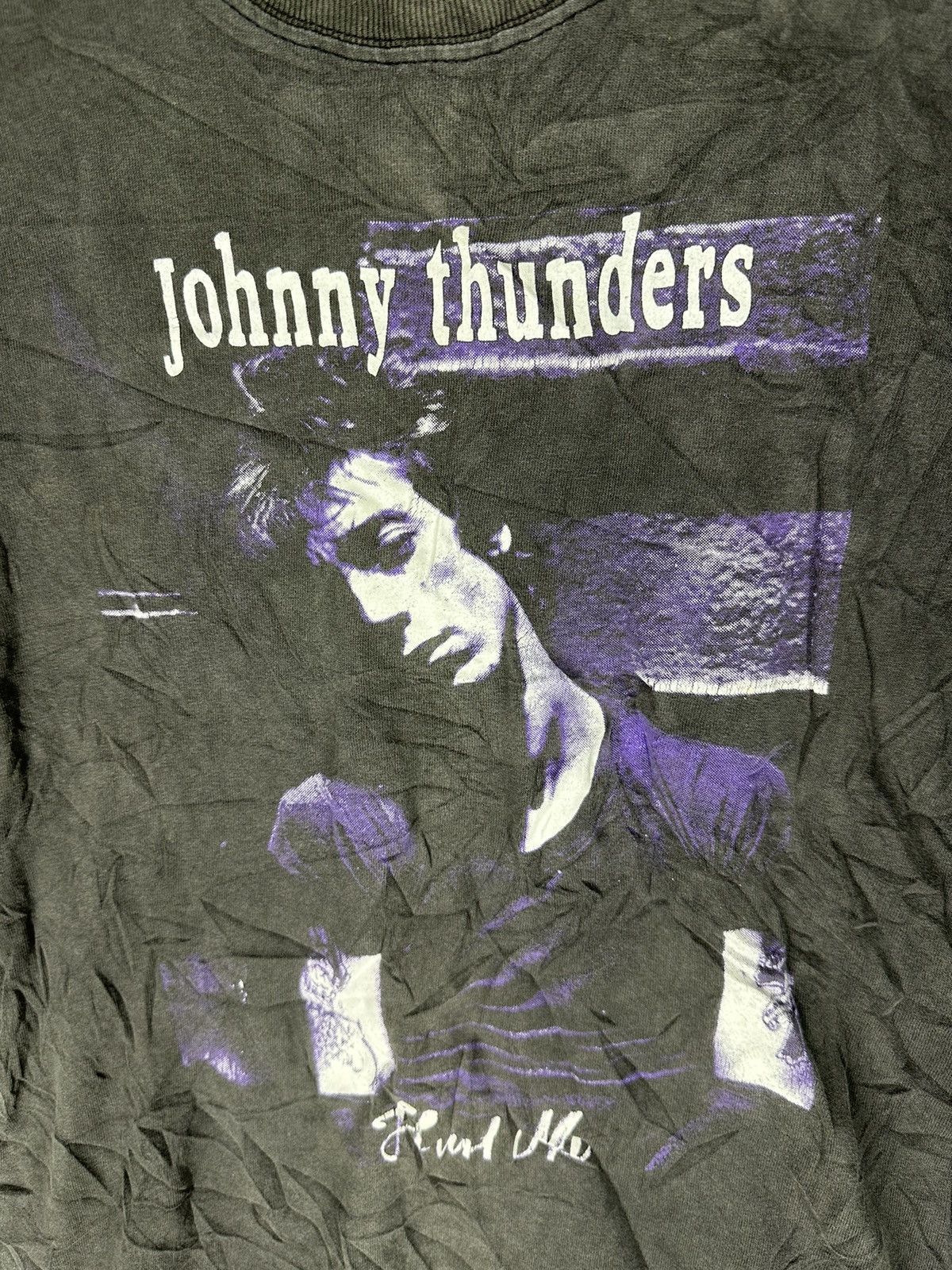 Band Tees Thrased Vintage Album Hurt Me Johnny Thunders Sun Faded Tee Size US S / EU 44-46 / 1 - 4 Thumbnail