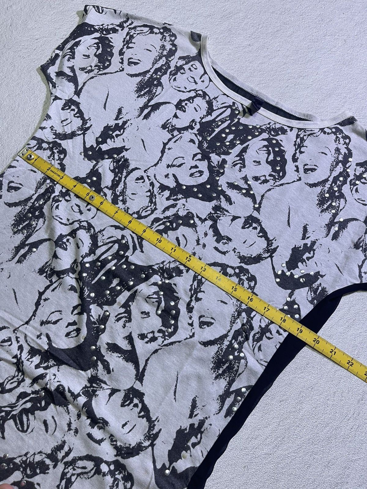 Hysteric Glamour Y2K AOP MARILYN MONROE FULL PRINT STYLE TSHIRT Size M / US 6-8 / IT 42-44 - 8 Thumbnail