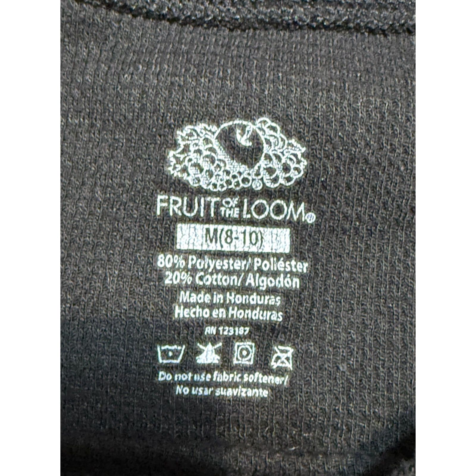 Fruit Of The Loom Fruit of the Loom Shirt Women's Medium Black Long Sleeve Crewneck T-Shirt Regular Size XS? Wait. Size M / US 6-8 / IT 42-44 - 5 Thumbnail