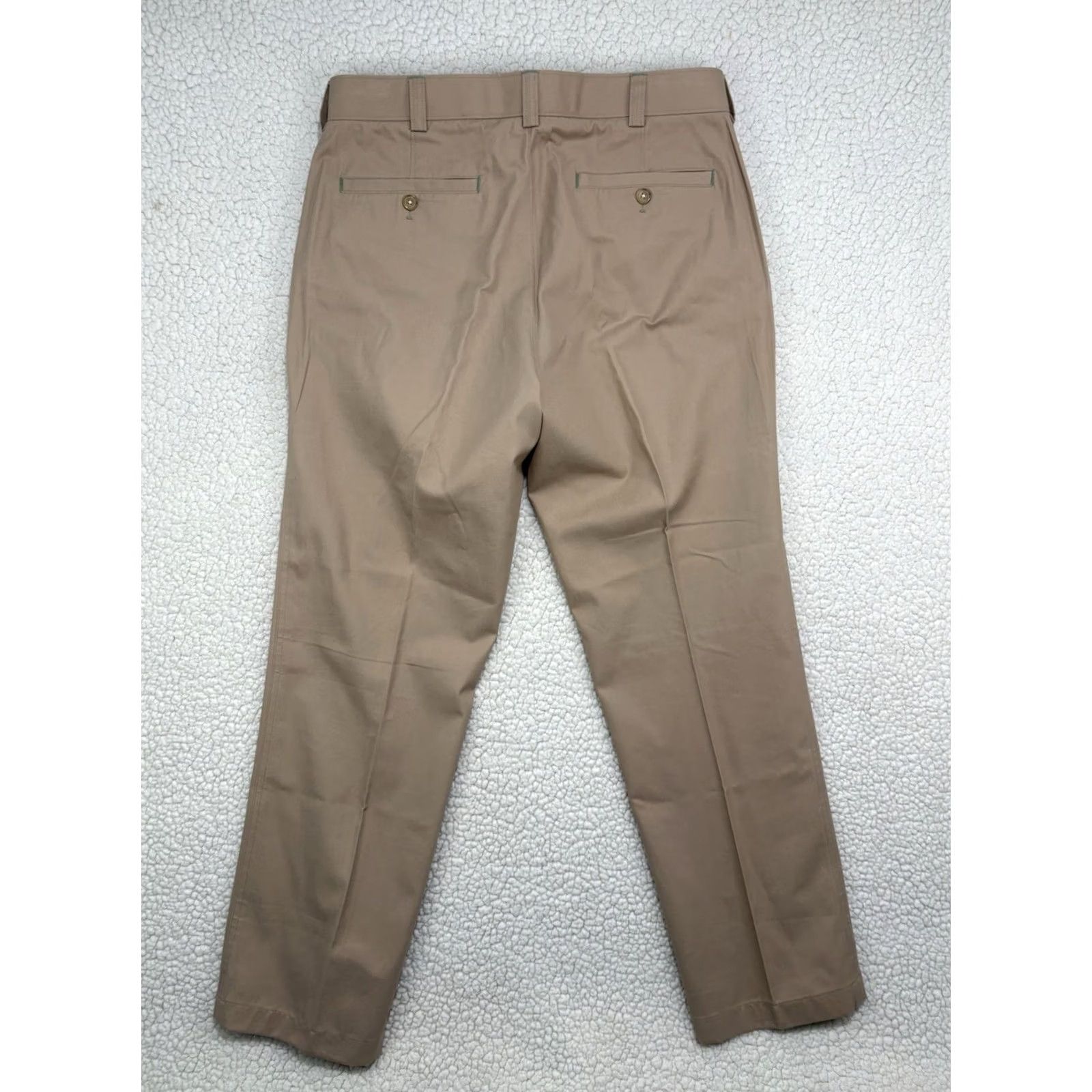 J.McLaughlin J. McLaughlin Men’s Chino Pants Flat Front Straight Leg Beige 33 Regular Inseam 29 Men Pants Size US 33 - 6 Thumbnail