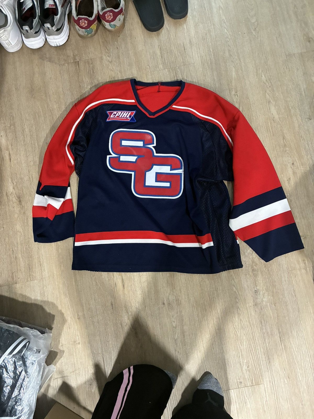 Other Hockey League Red and Navy Jersey – Size XL Size US XL / EU 56 / 4 - 1 Thumbnail