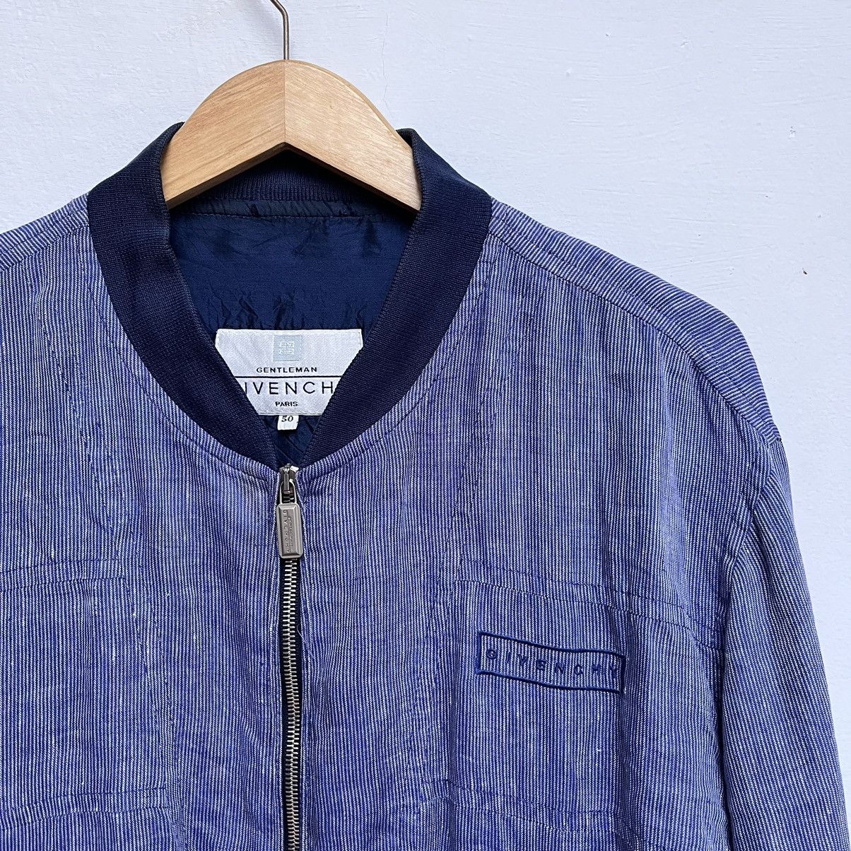 Givenchy Vintage Givenchy Gentleman Bomber Jacket Linnen Blend Size US L / EU 52-54 / 3 - 4 Thumbnail