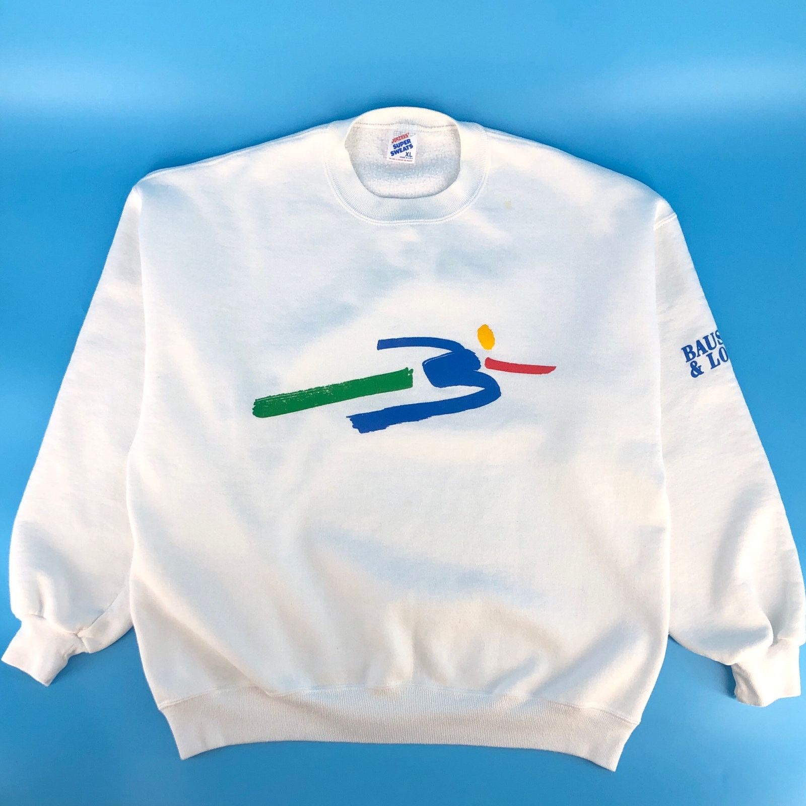Jerzees × Vintage 1992 Barcelona Olympics Bausch & Lomb sweatshirt 90s vintage Size US XL / EU 56 / 4 - 1 Thumbnail