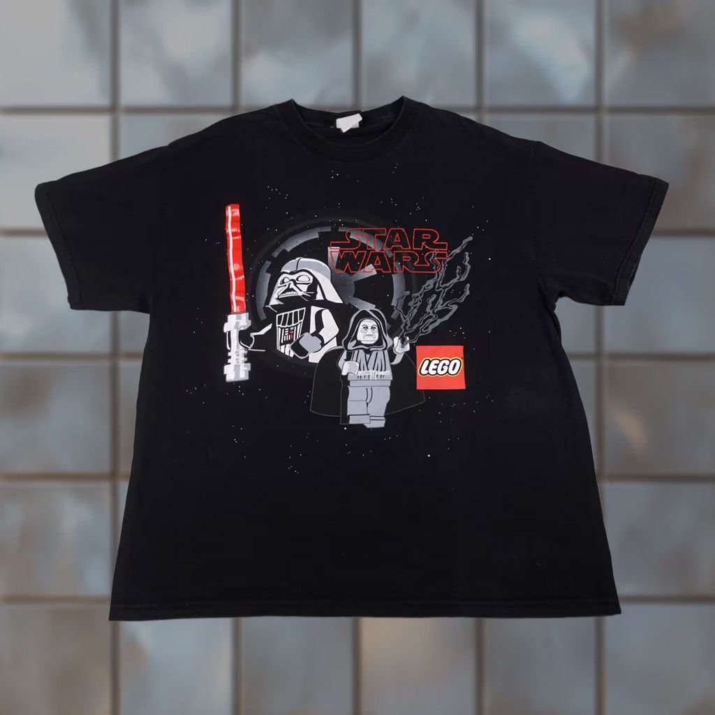 Star Wars VINTAGE Star Wars Shirt Mens L Black Darth Vader Emperor Palpatine Graphic Size US L / EU 52-54 / 3 - 1 Thumbnail