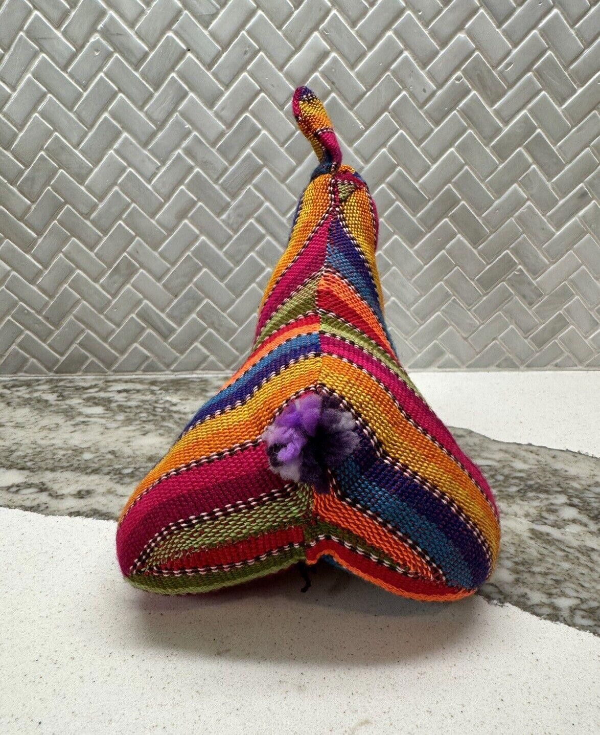 Handmade Handmade Guatemalen / Salvadorian Stuffed Bunny Toy Striped Size ONE SIZE - 4 Thumbnail