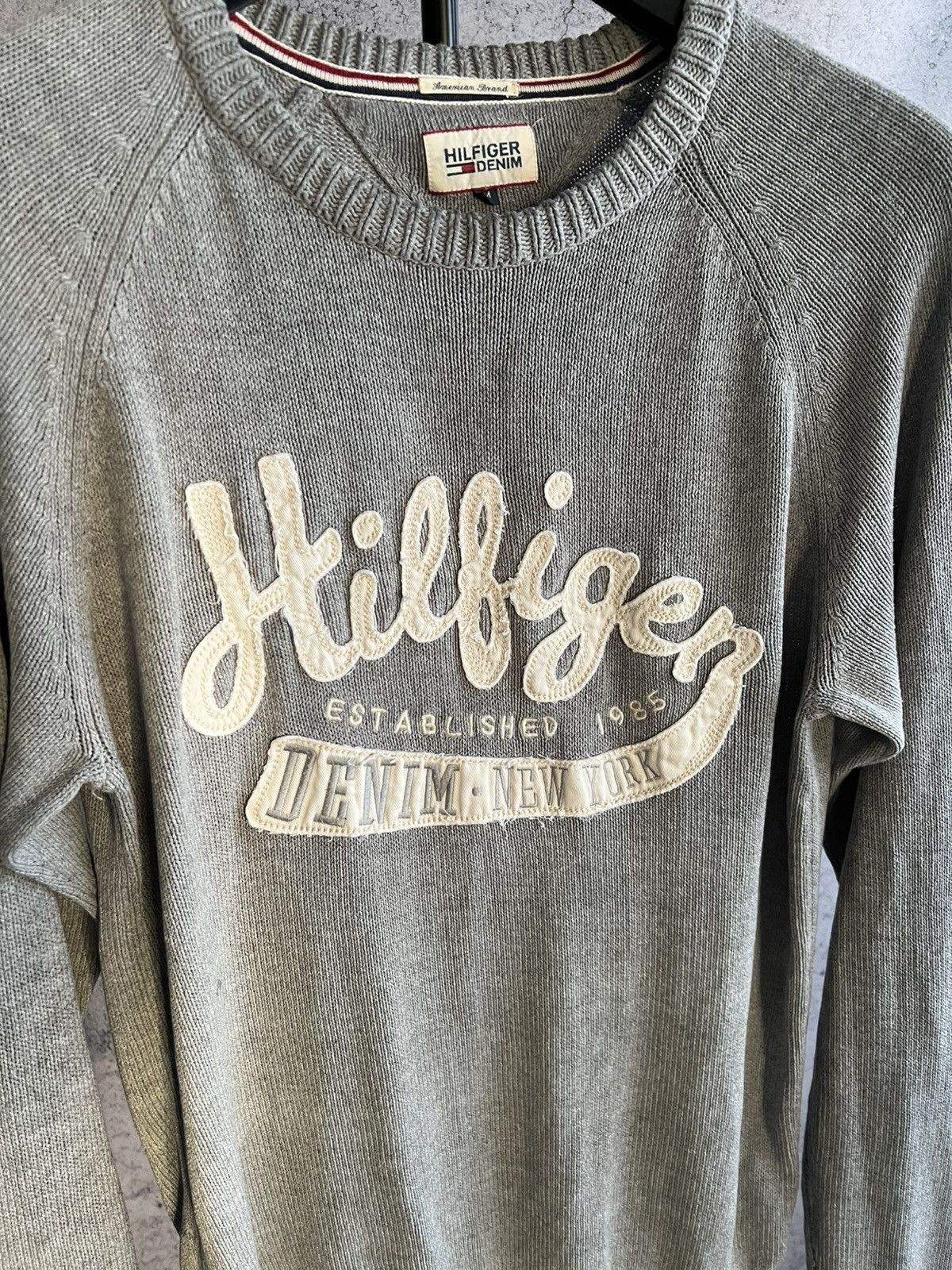 Tommy Hilfiger Vintage Tommy Hilfiger Knit Sweater Embroidered Logo Y2K Size US M / EU 48-50 / 2 - 6 Thumbnail