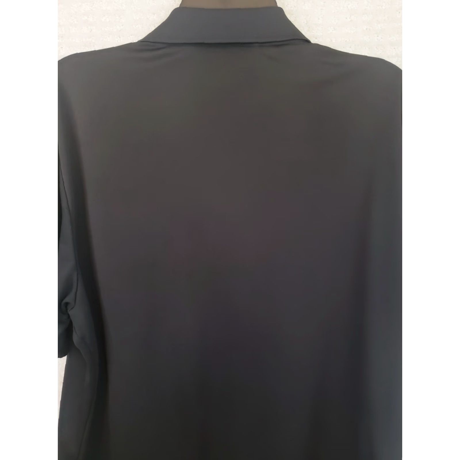 Adidas Adidas Polo Shirt Mens Large Black Short Sleeve Golf Polo Climalite Logo Knit Lightweight Stretch Casual Size US L / EU 52-54 / 3 - 7 Thumbnail