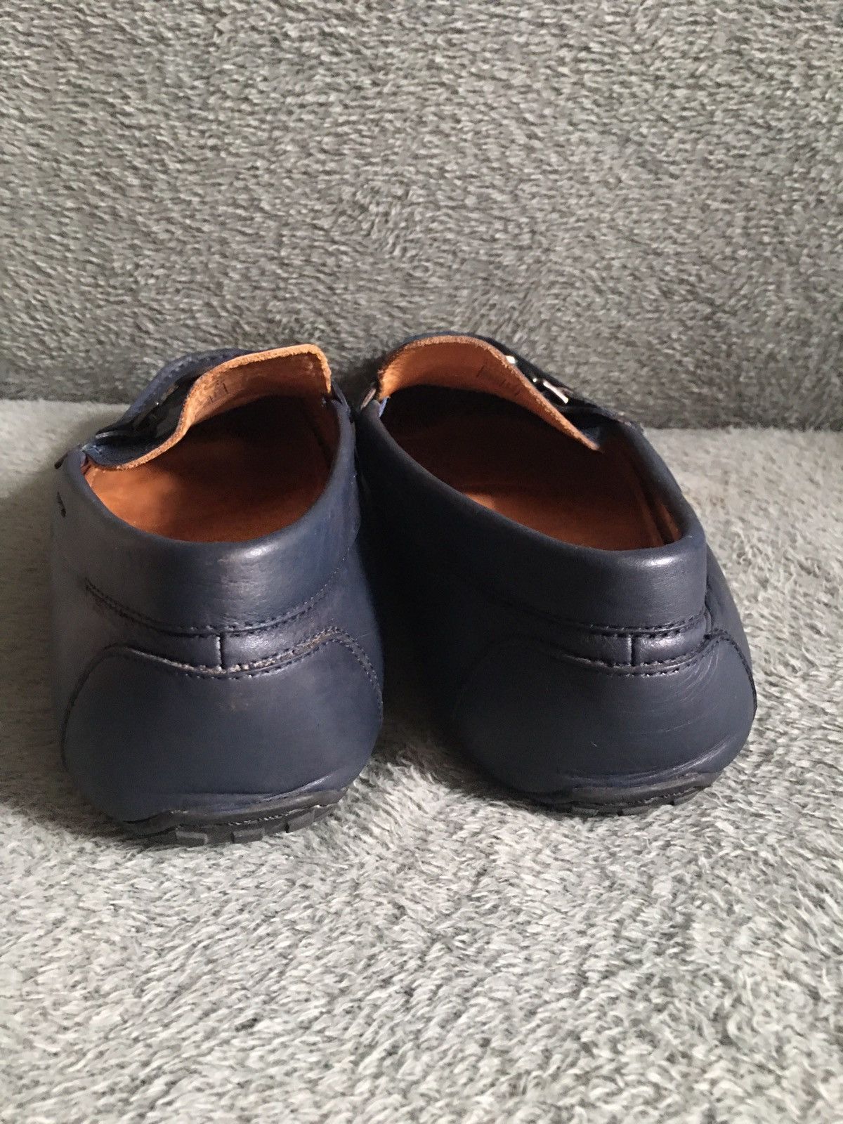 Balmain BALMAIN Leather Loafers Flats Navy Blue EU 42 Size US 9 / EU 42 - 7 Thumbnail