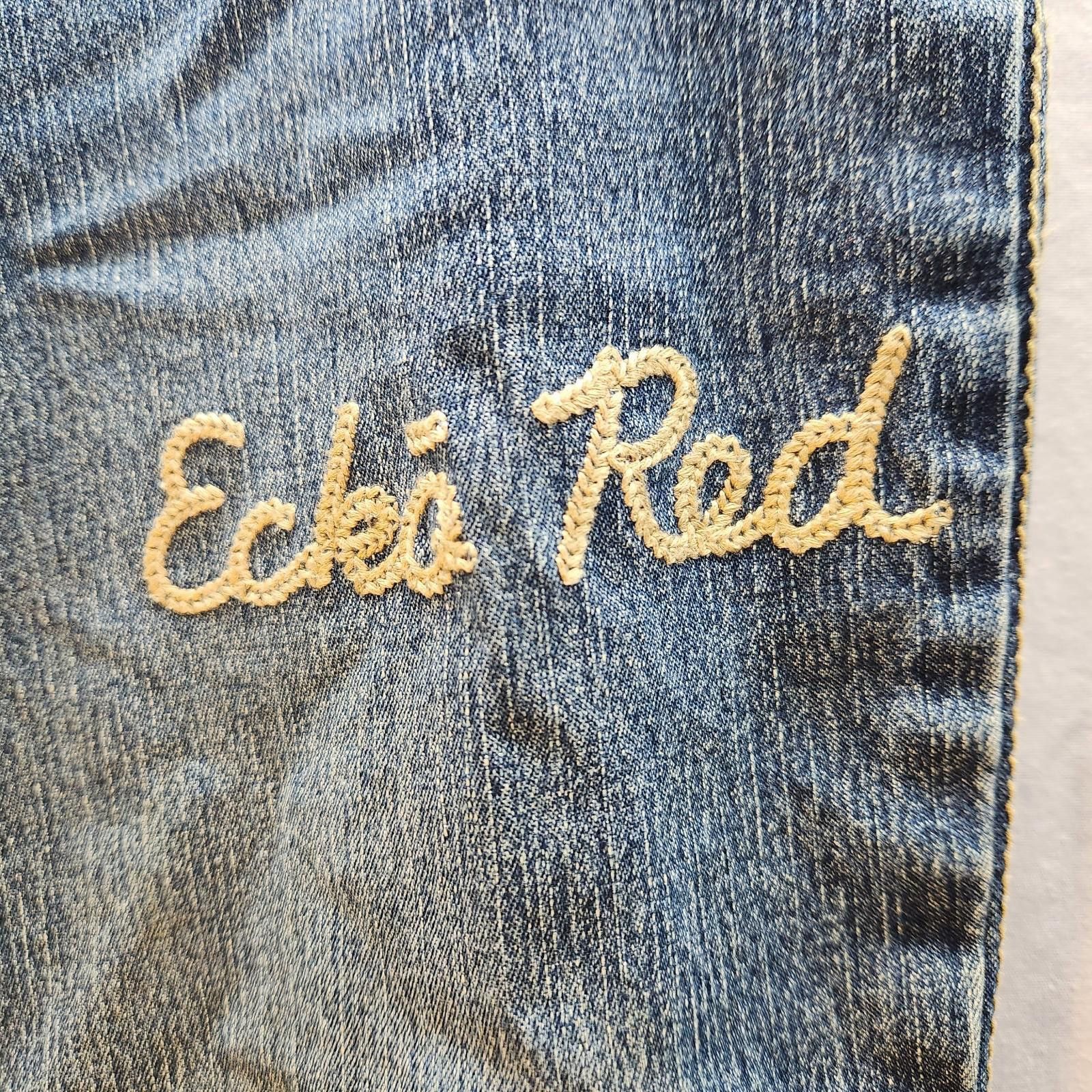 Ecko Unltd. Vintage Ecko Red Womens Blue Jeans Embroidered Size 11 Size 30" / US 8 / IT 44 - 4 Thumbnail