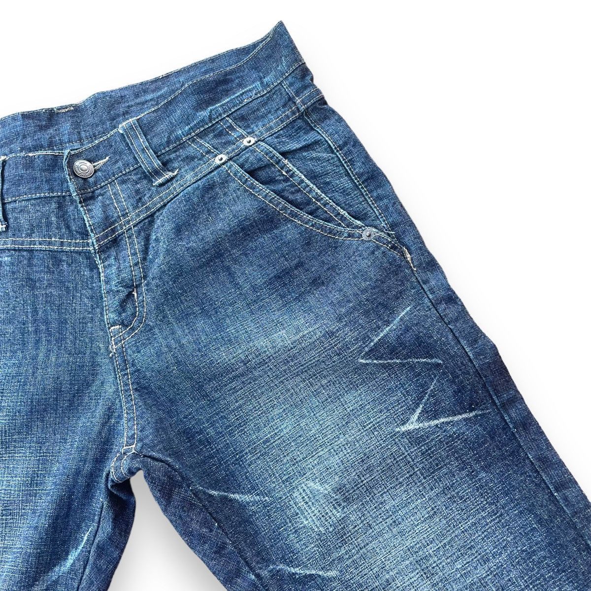 If Six Was Nine × Le Grande Bleu (L.G.B.) × PPFM 🇯🇵 PPFM DOUBLE POCKET STONE WASHED DENIM PANTS Size US 32 / EU 48 - 5 Thumbnail