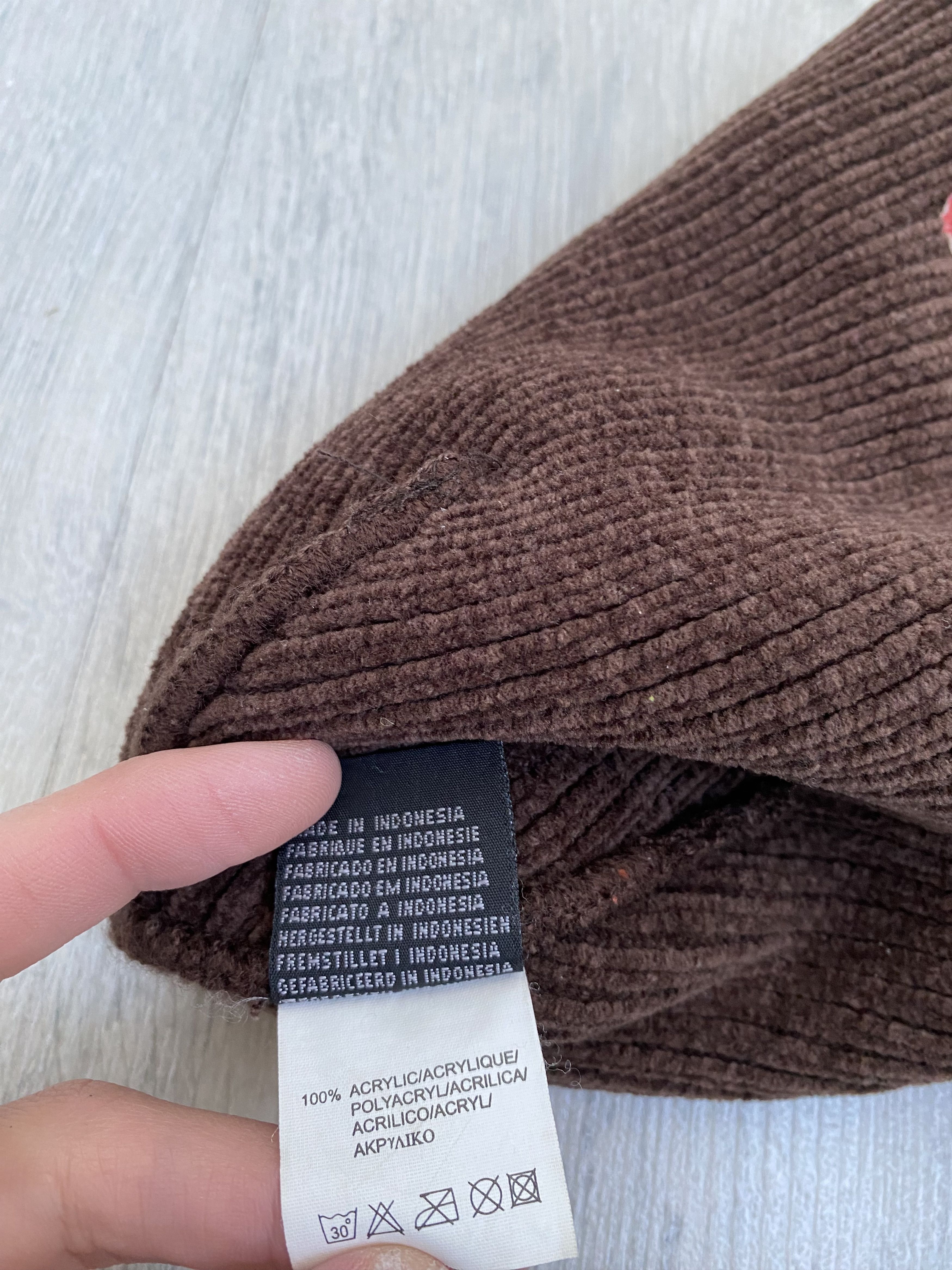 Quiksilver × Vintage Vintage 90s Quiksilver striped multicolour beanie hat Size ONE SIZE - 4 Thumbnail