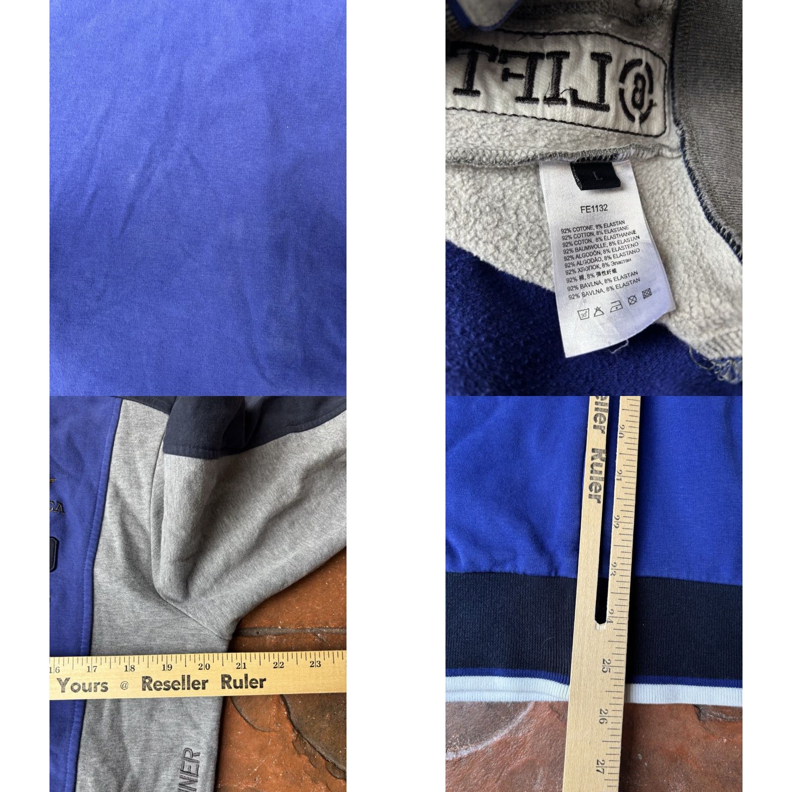 Aeronautica Militare AERONAUTICA MILITARE Full Zip Sweater Large Embroidered Logo Men Shirt Pullover Knit Blue Size US L / EU 52-54 / 3 - 8 Thumbnail
