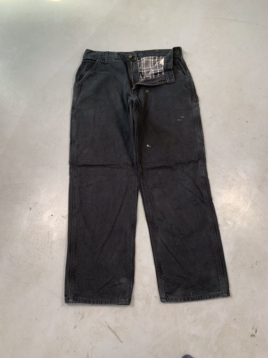 Carhartt Vintage Carhartt B01 BLK double knee workwear denim Size US 34 / EU 50 - 1 Thumbnail