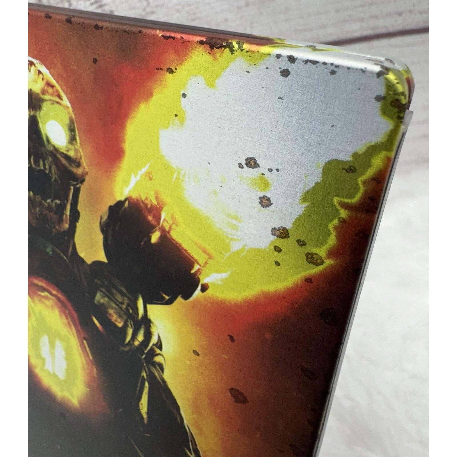 Sony DOOM (PS4, PlayStation 4, 2016) SteelBook ONLY (NO DISC) + M Size ONE SIZE - 8 Thumbnail